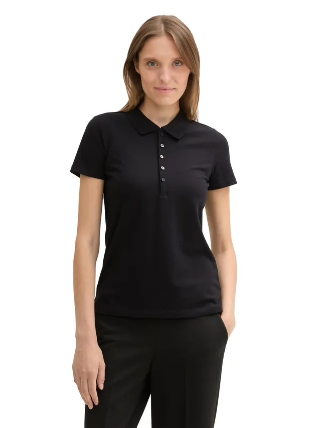 tom-tailor-damen-piqu-polo-shirt image 1