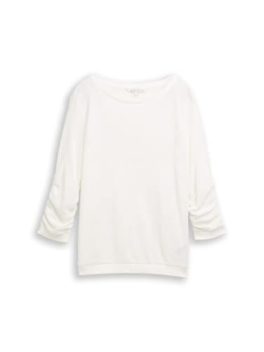tom-tailor-denim-damen-1044659-basic-sweatshirt-mit-raffungen-sweatshirt-f-r-dam image 8