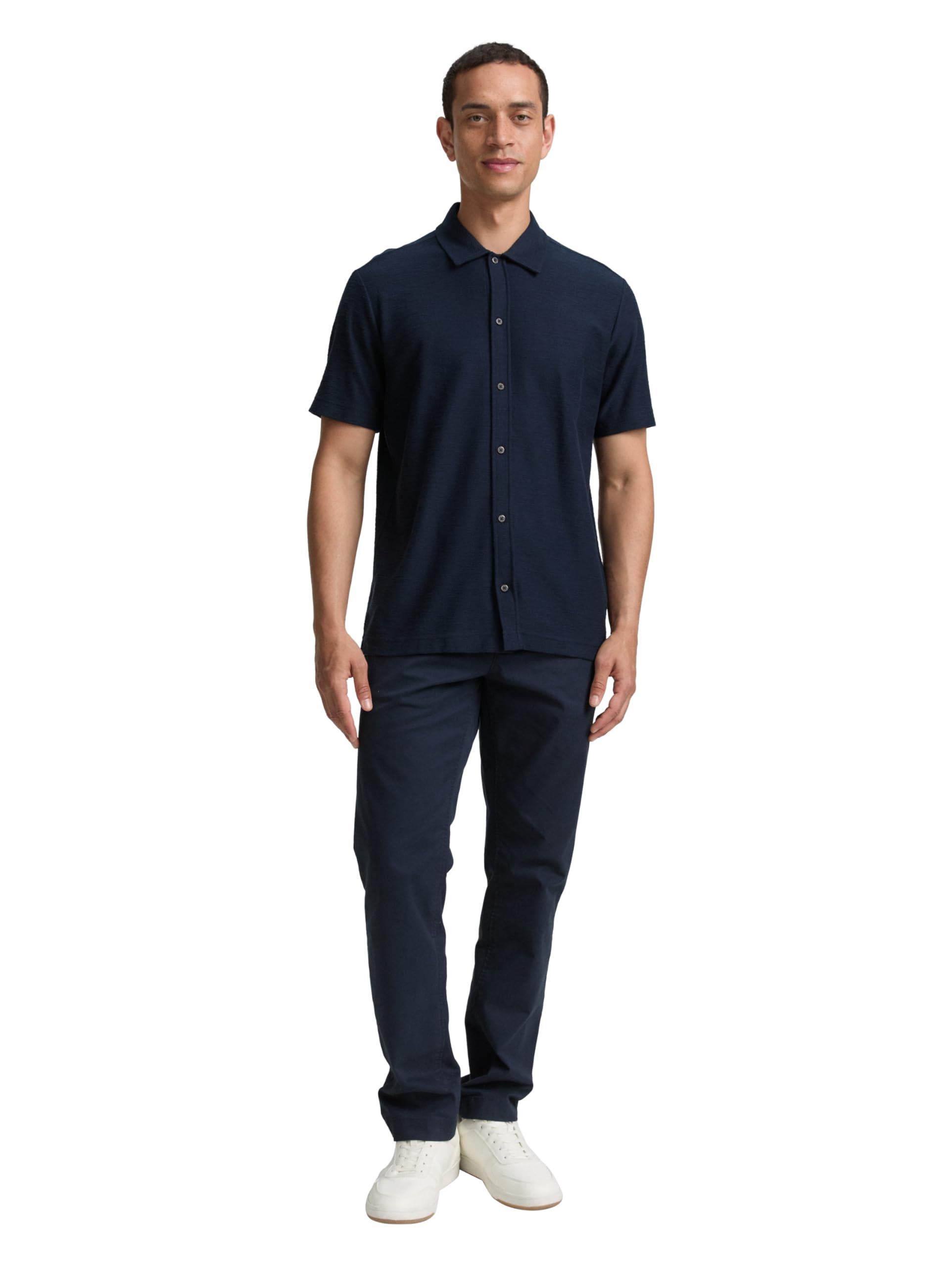 tom-tailor-herren-regular-fit-kurzarmhemd-aus-jersey image 5