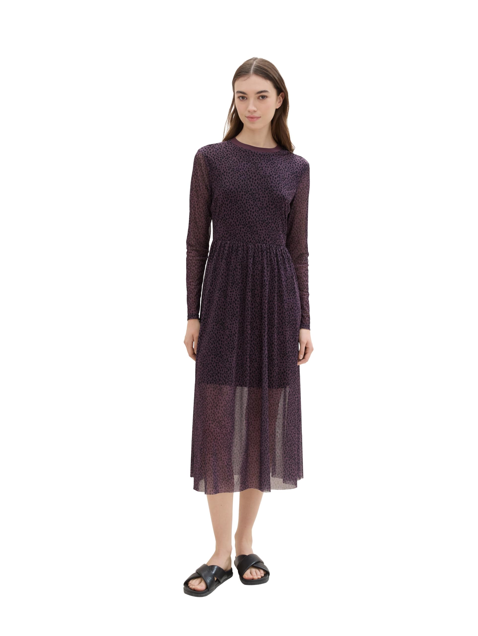 tom-tailor-denim-damen-mesh-kleid-mit-muster image 8