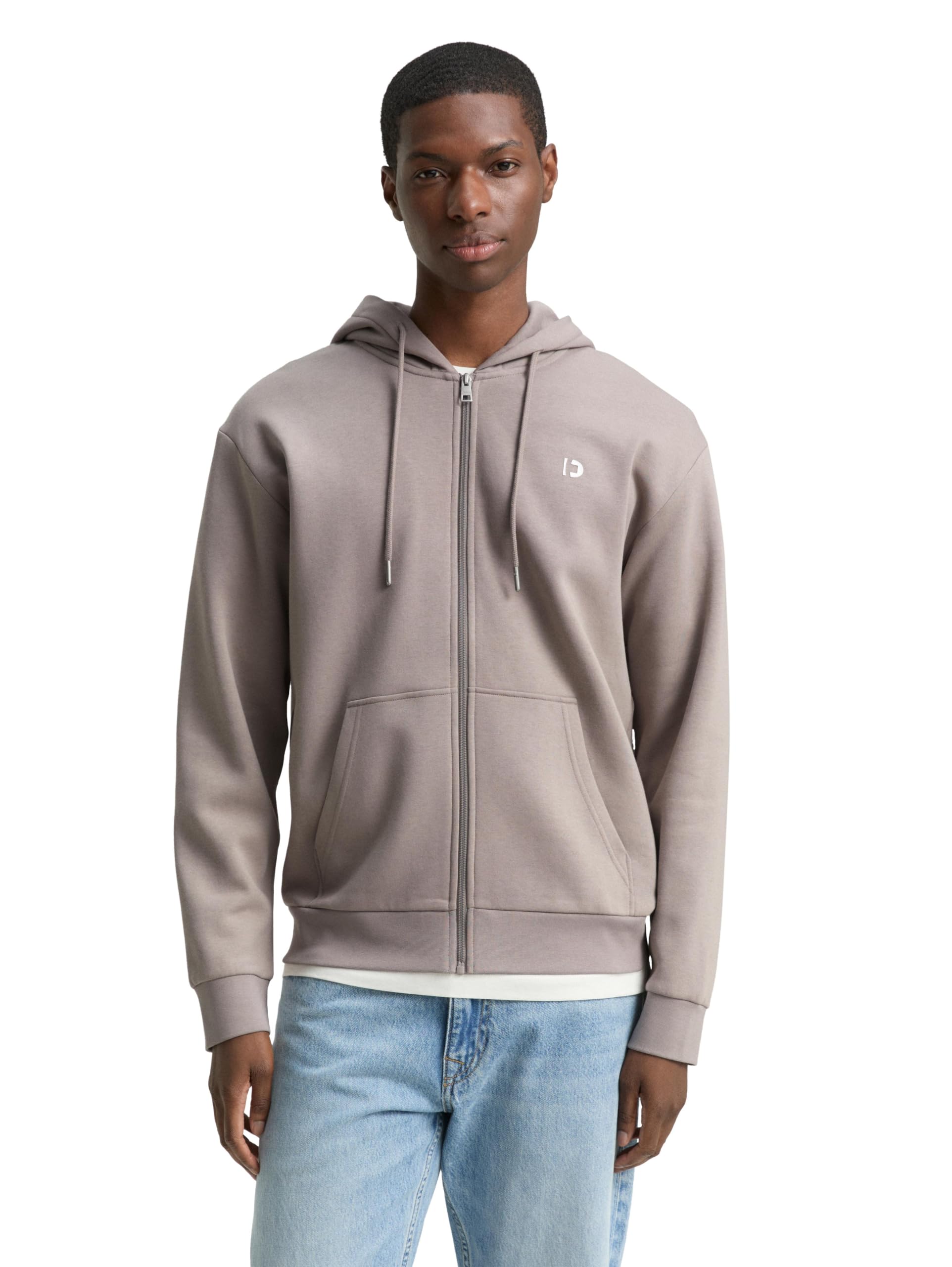 tom-tailor-denim-hoodie-sweatjacke-herren-mit-logo-print image 8