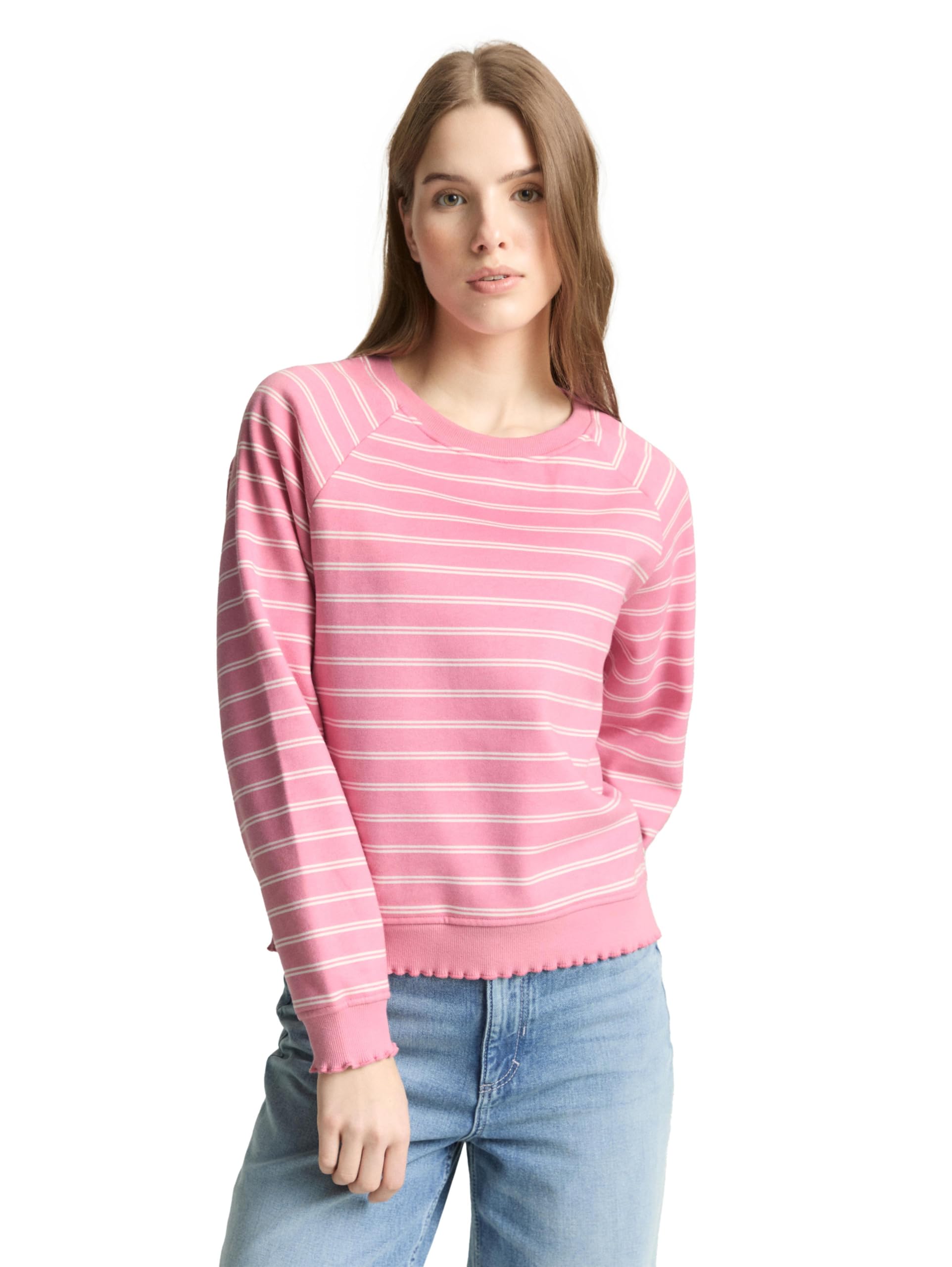 tom-tailor-denim-damen-sweatshirt-raglan-rmel image 6