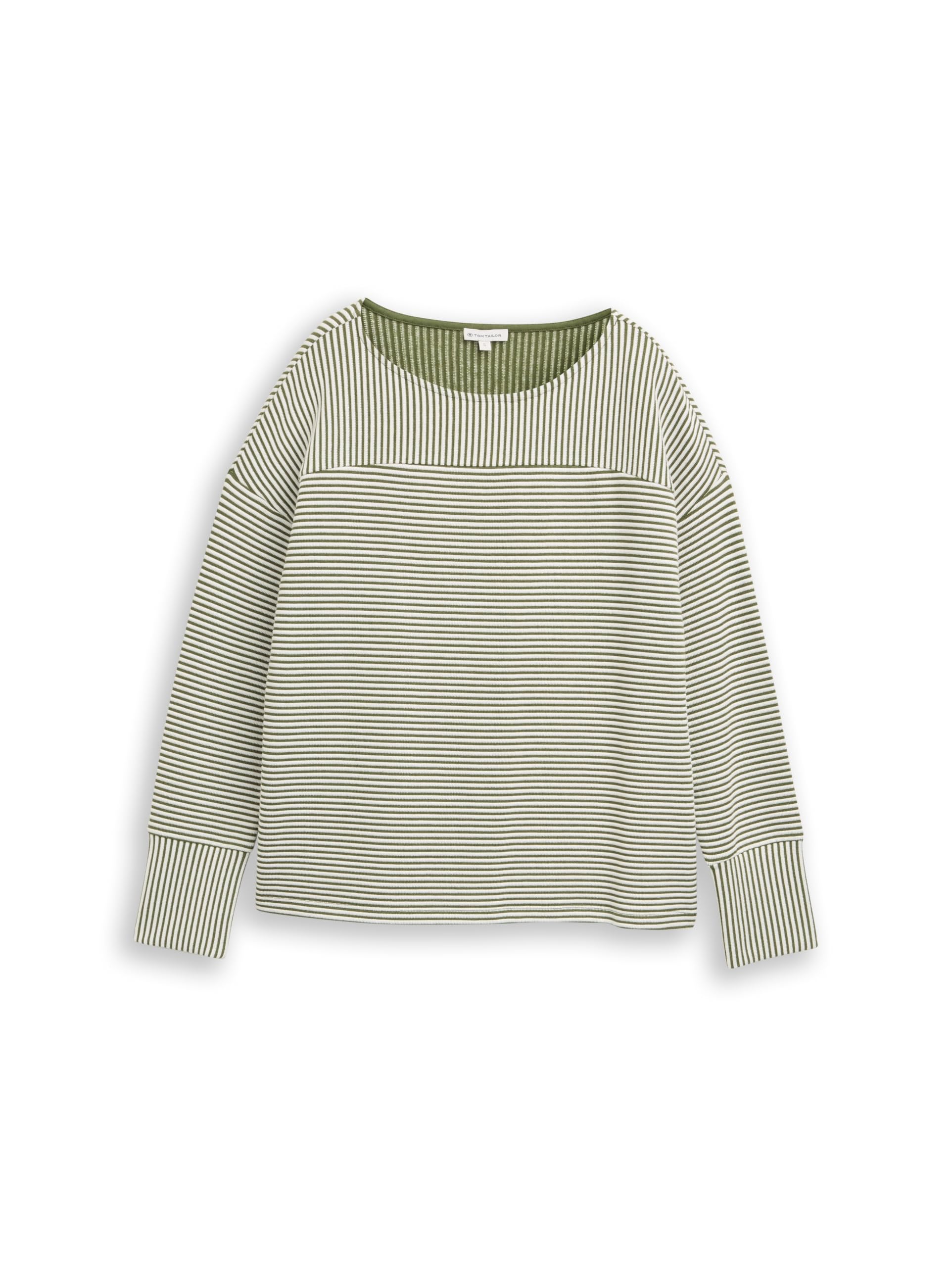 tom-tailor-damen-1048496-sweatshirt-mit-ottoman-struktur image 1