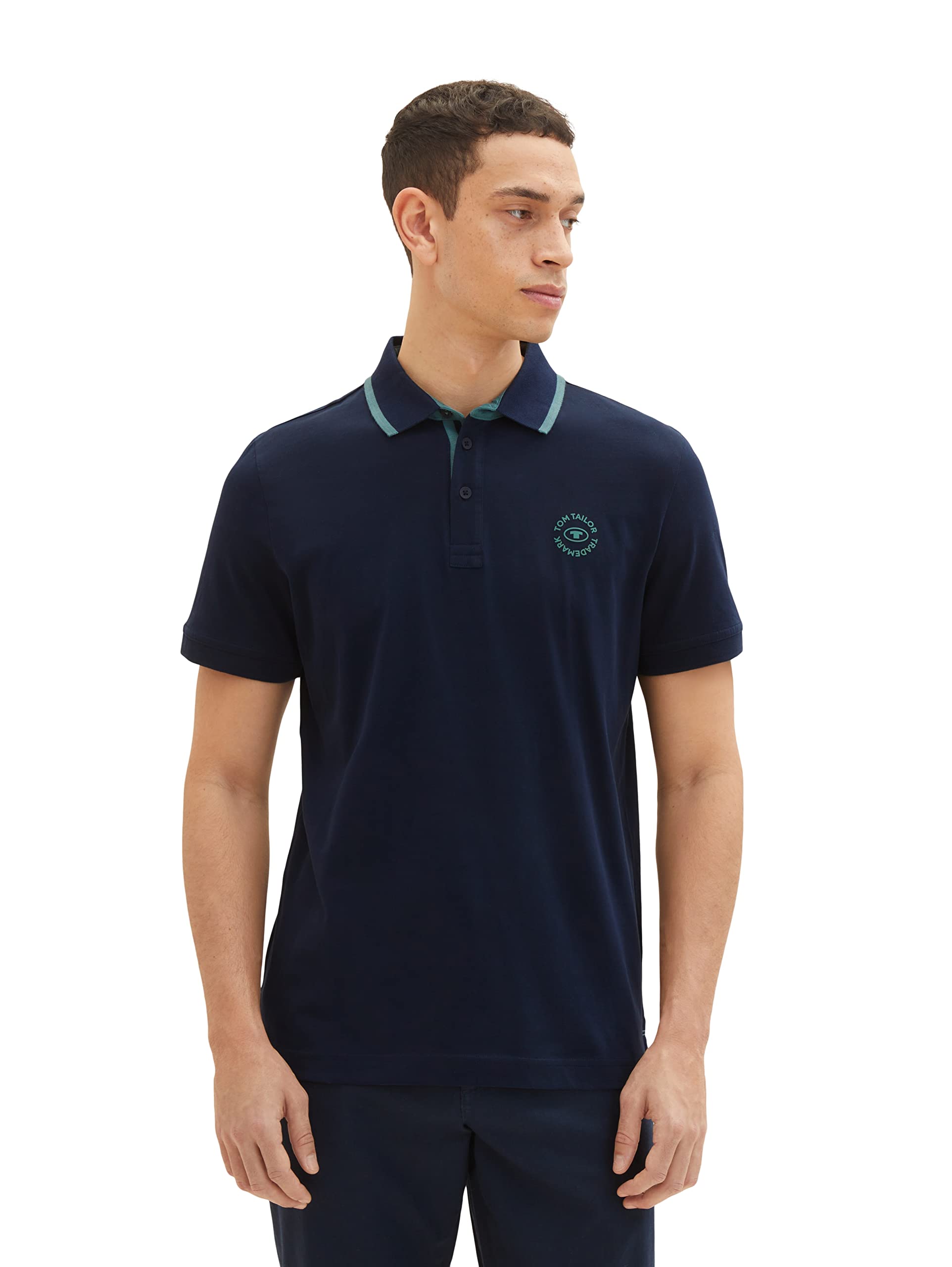 tom-tailor-herren-poloshirt-mit-logo-print-regular-fit-2 image 7