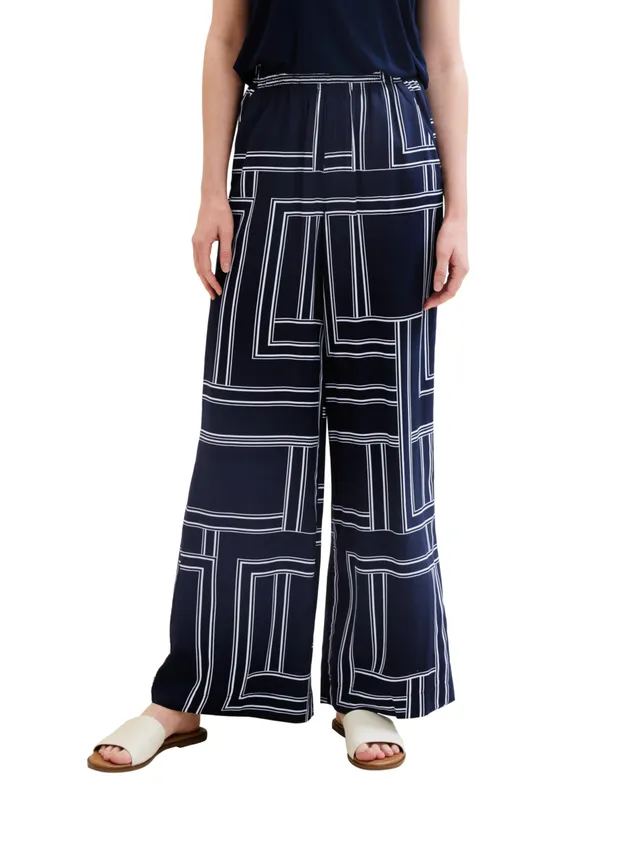 tom-tailor-damen-loose-fit-palazzo-hose image 1