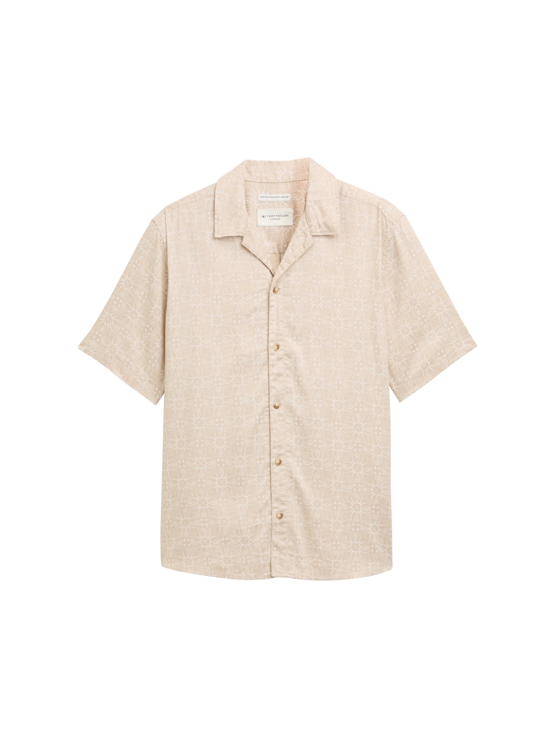 tom-tailor-herren-comfort-fit-kurzarmhemd-im-hawaii-look image 4