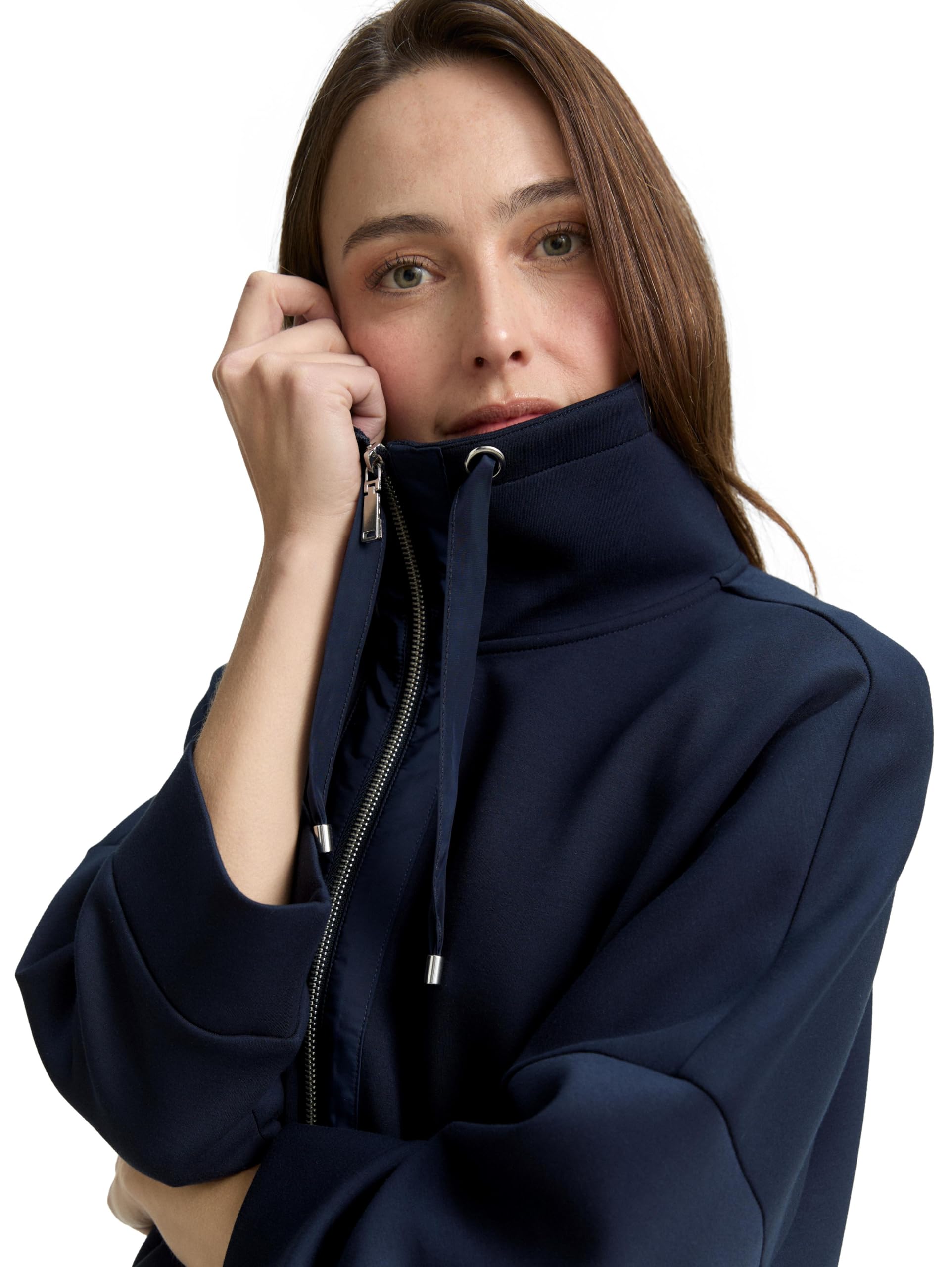 tom-tailor-damen-boxy-fit-scuba-sweatjacke image 7