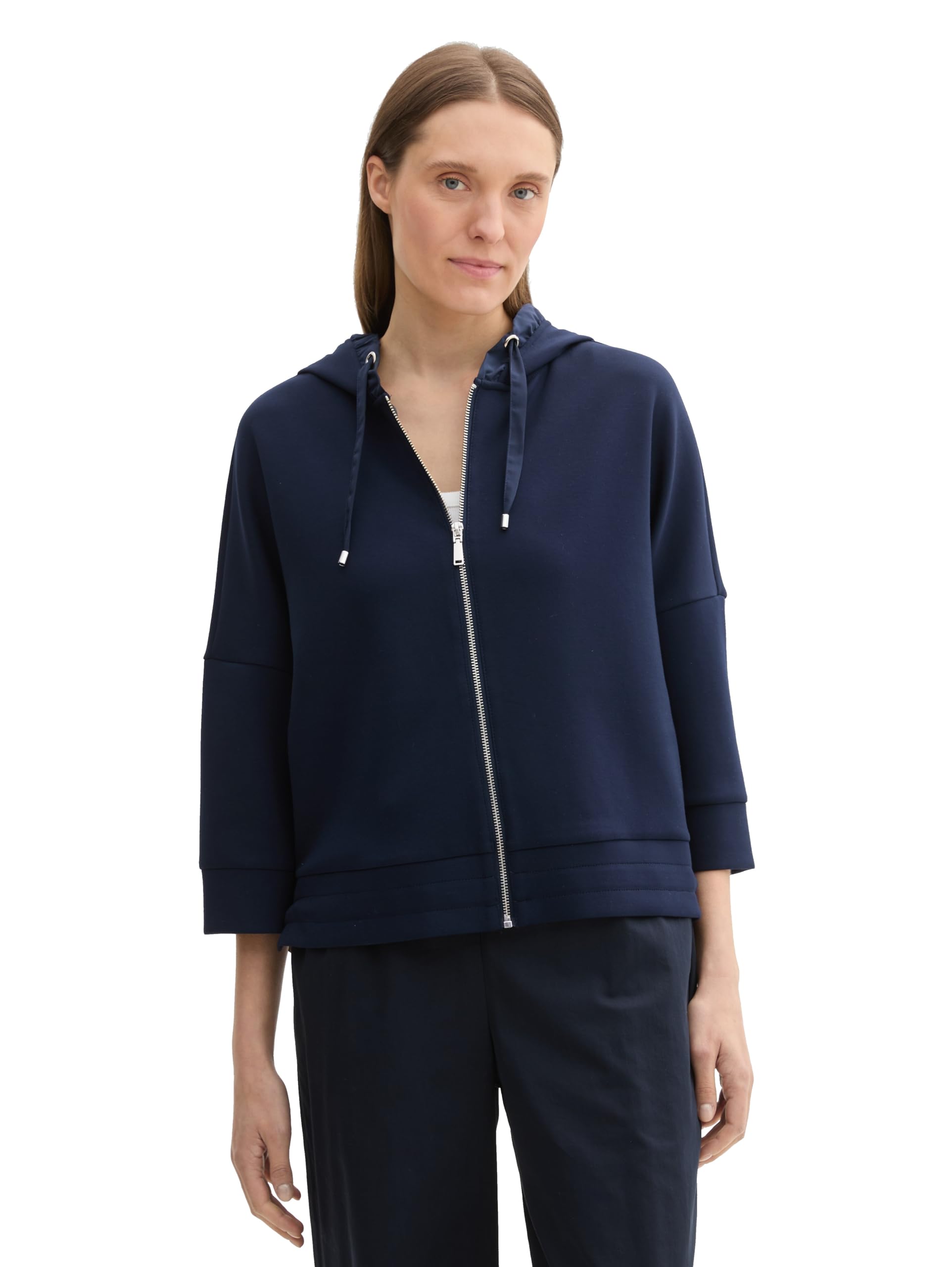 tom-tailor-damen-sweatjacke-1043171-mit-kapuze image 6