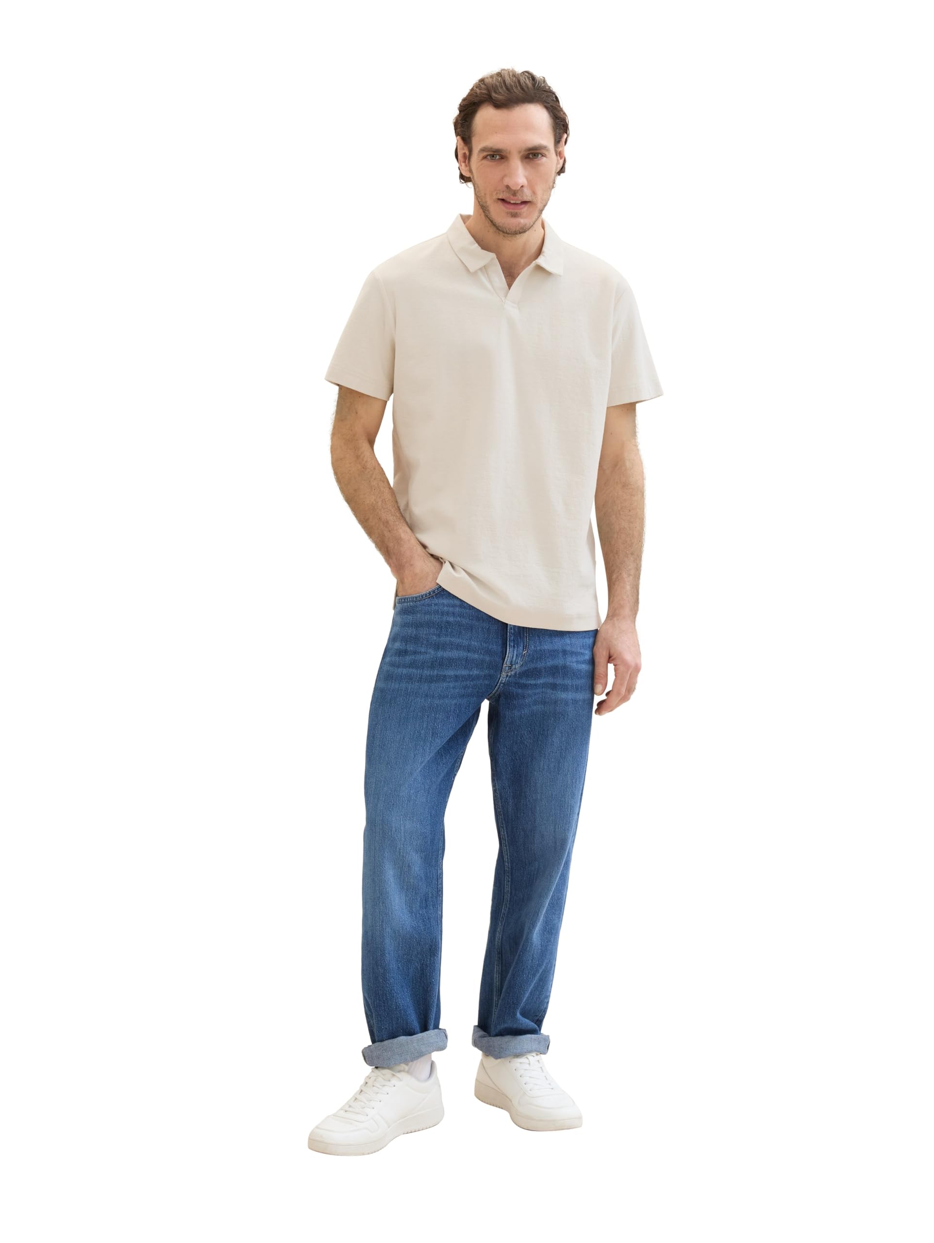 tom-tailor-herren-basic-poloshirt-mit-struktur-klassisches-poloshirt image 6