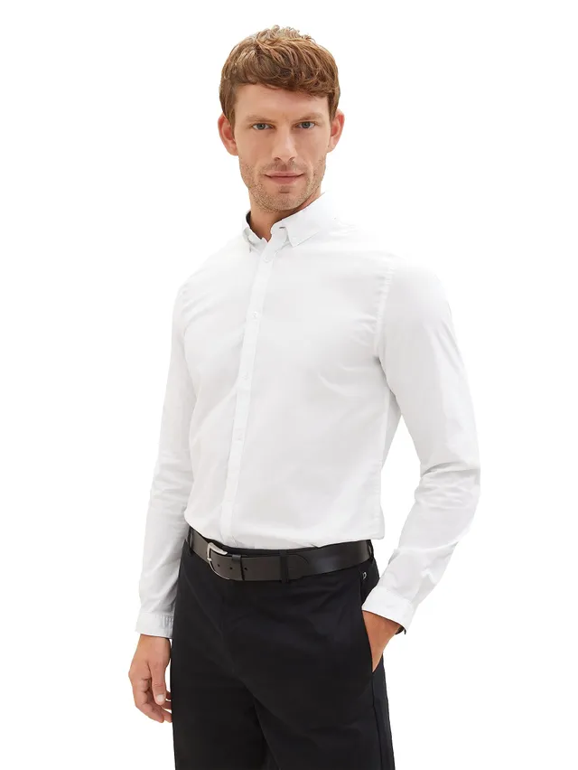tom-tailor-1039886-slim-fit-business-hemd-herren-baumwolle-stretch image 1