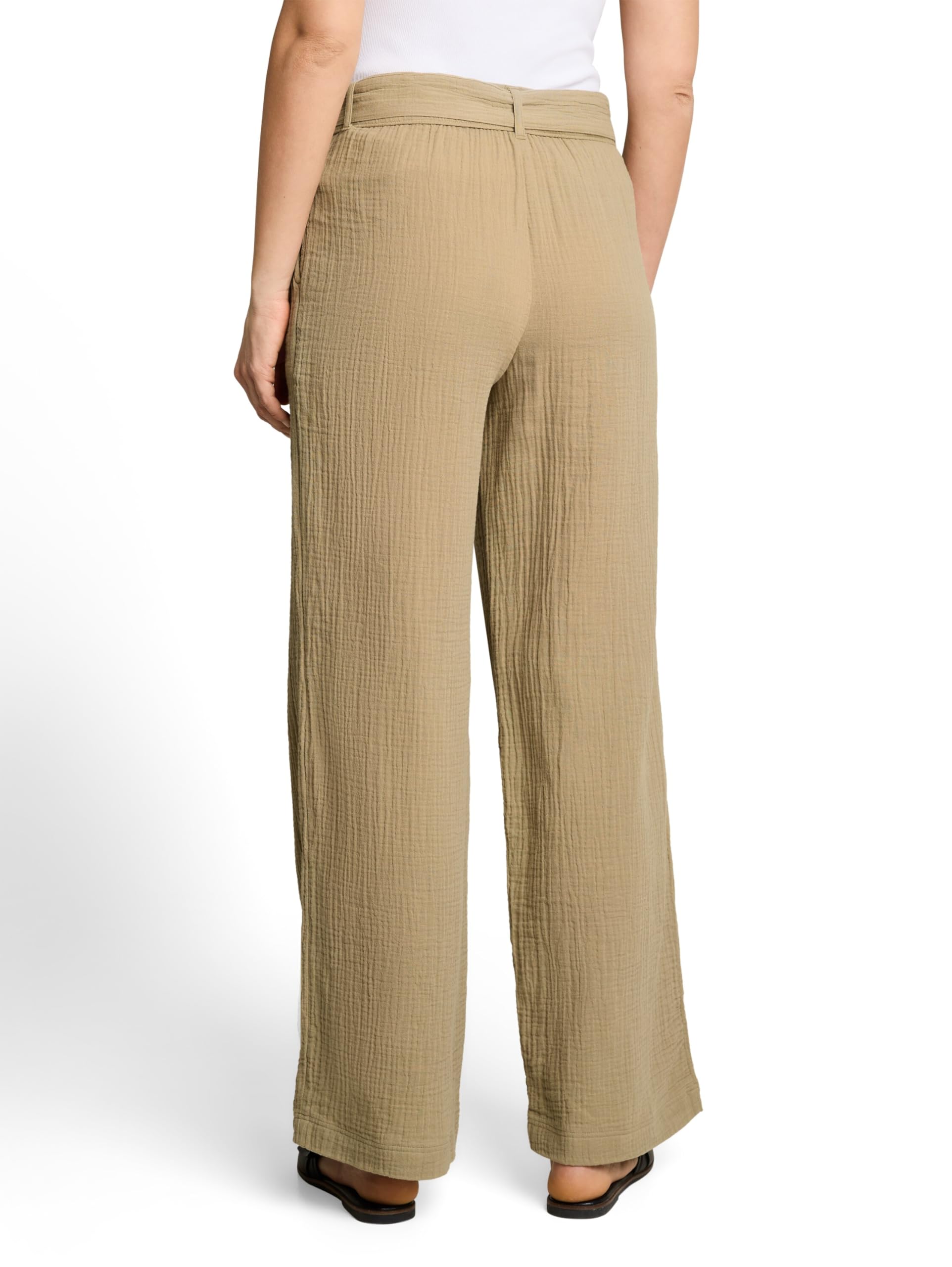 tom-tailor-1051390-musselin-wide-leg-hose-mit-g-rtel-f-r-damen image 3