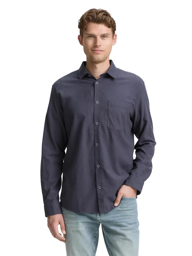 tom-tailor-1047339-herren-regular-fit-hemd-aus-baumwolle image 1
