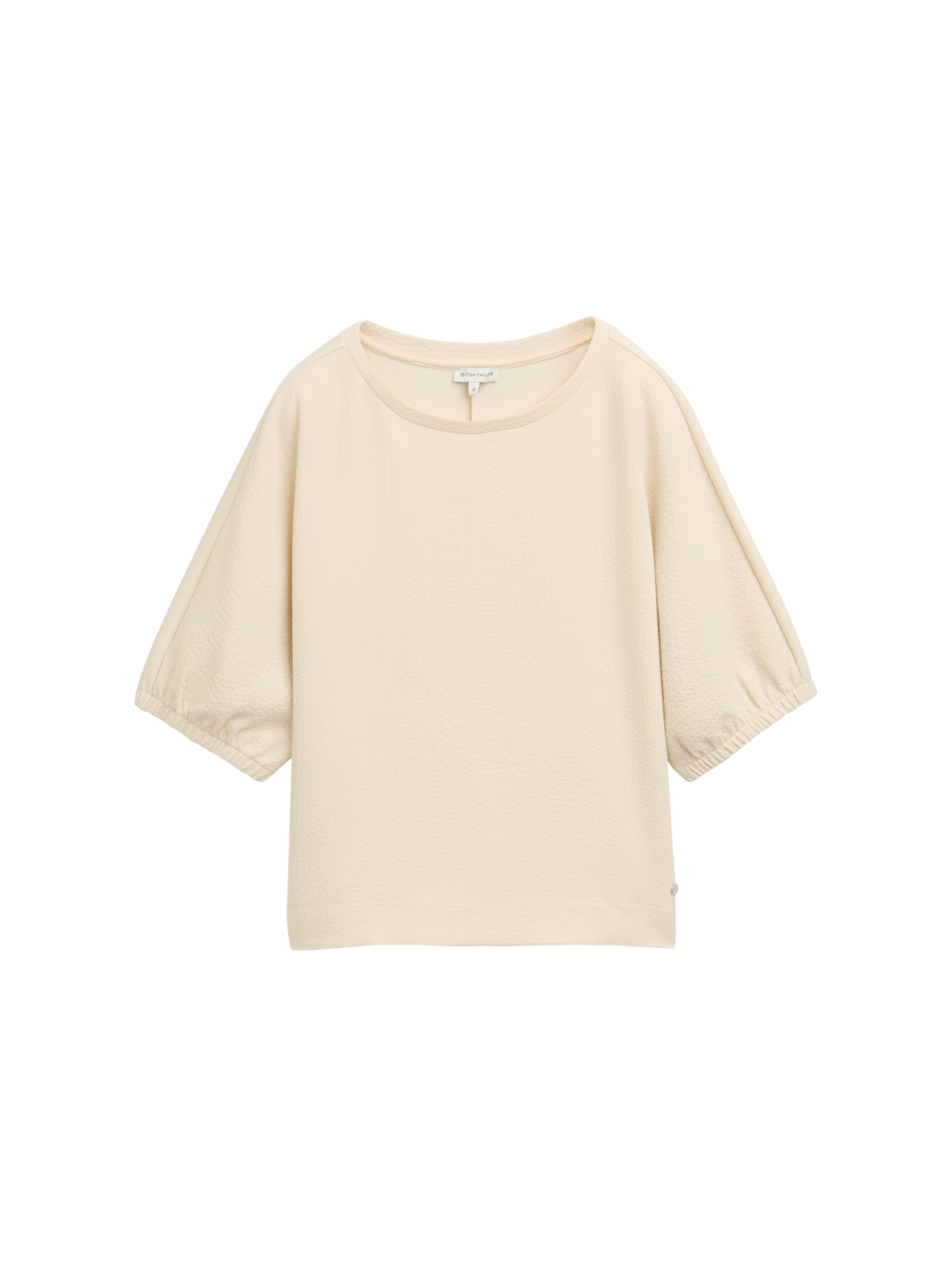tom-tailor-damen-loose-fit-sweatshirt-im-material-mix-l-ssiger-oversized-look-we image 5