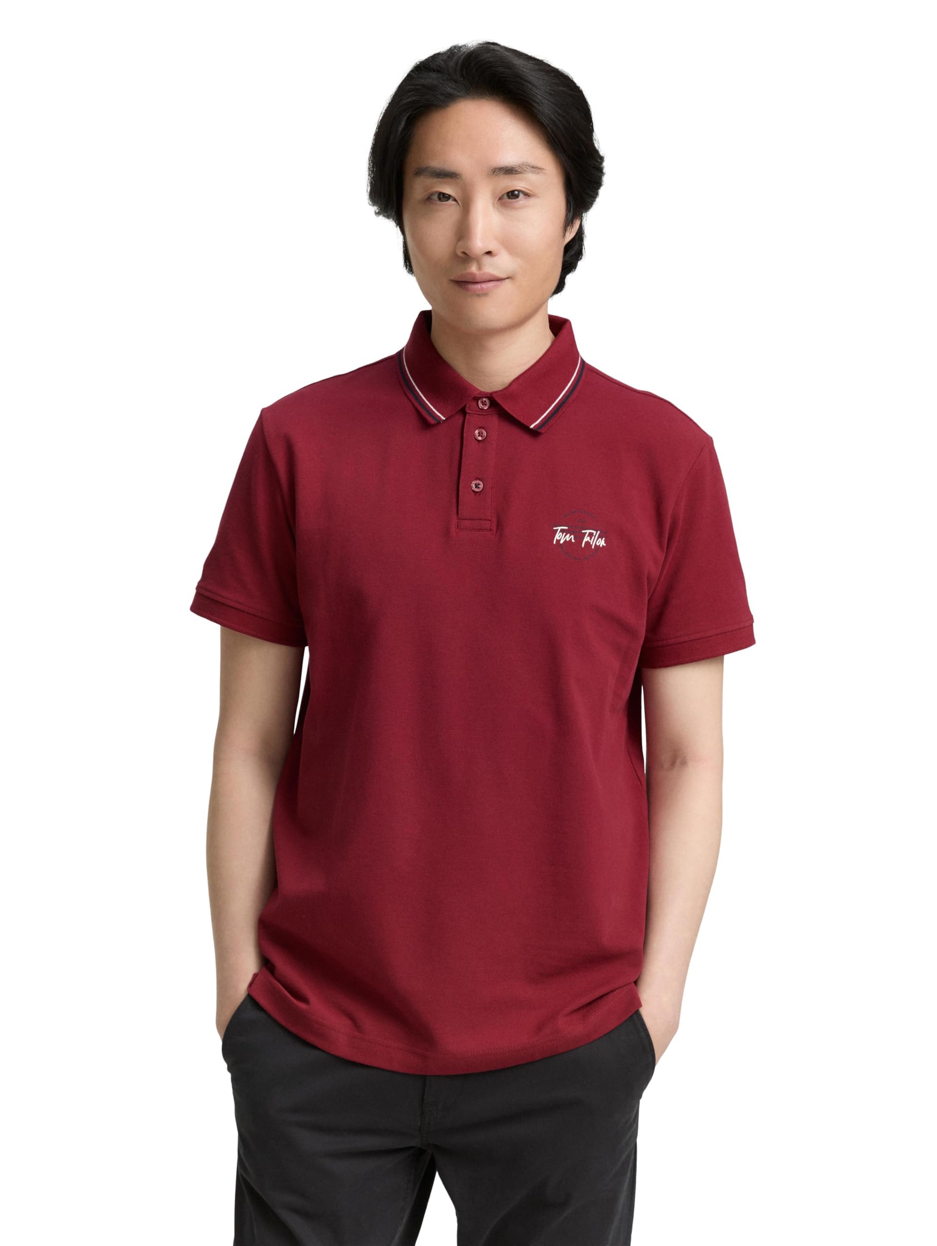 tom-tailor-herren-piqu-poloshirt-1047782-mit-print image 7