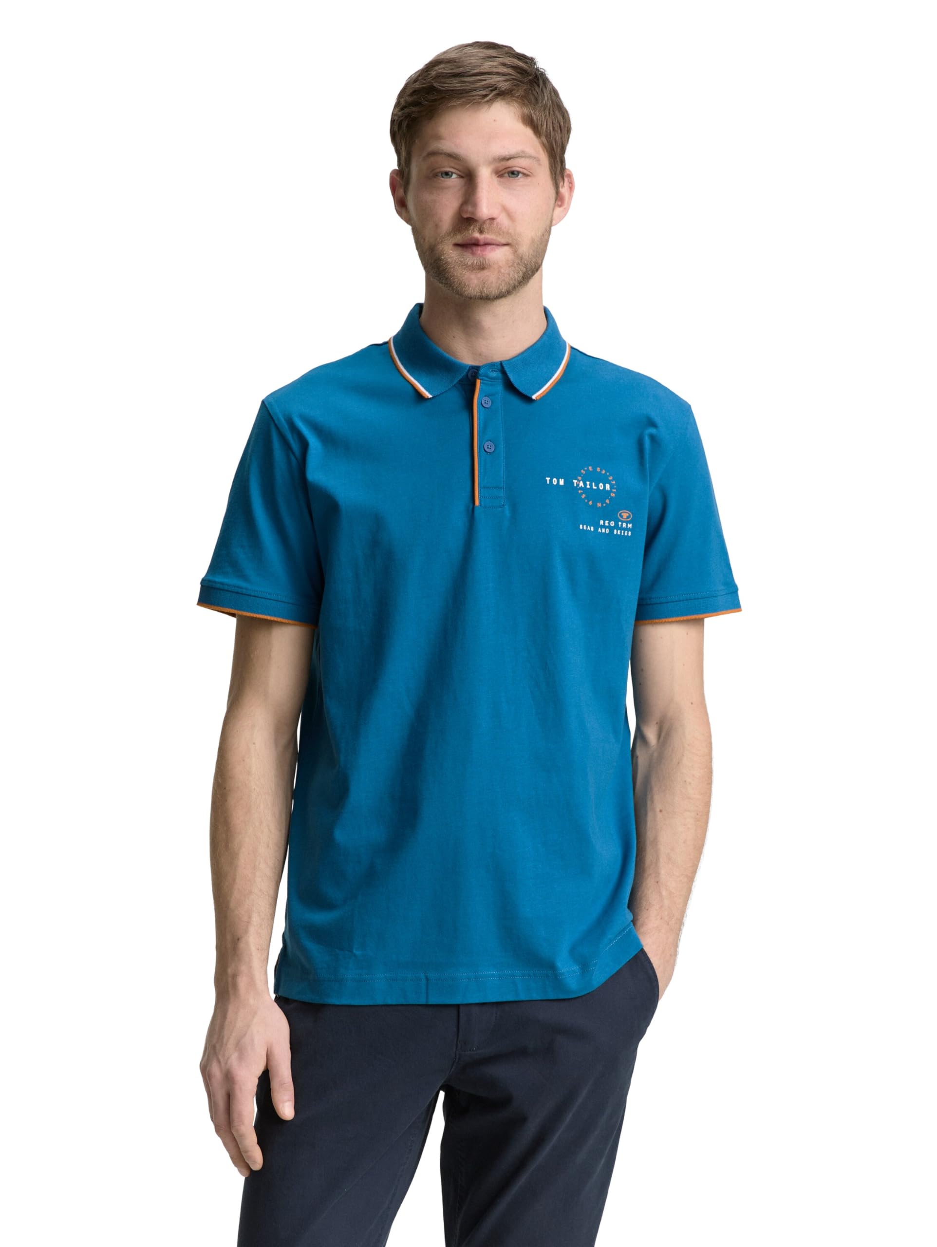 tom-tailor-poloshirt-unifarben-herren image 7