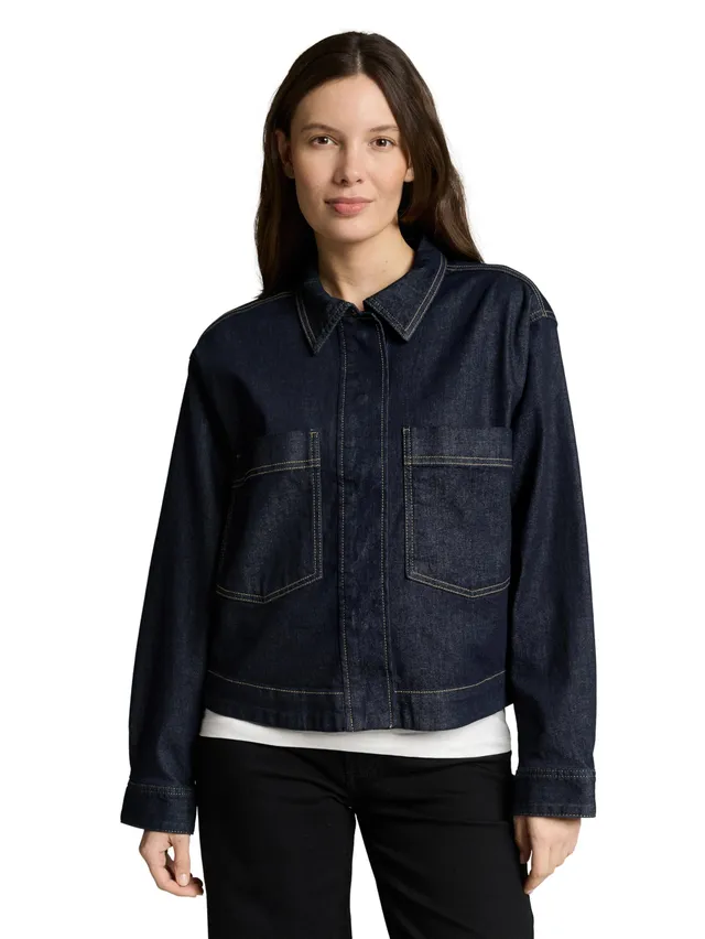 tom-tailor-damen-blazerjacke-im-denim-look image 1