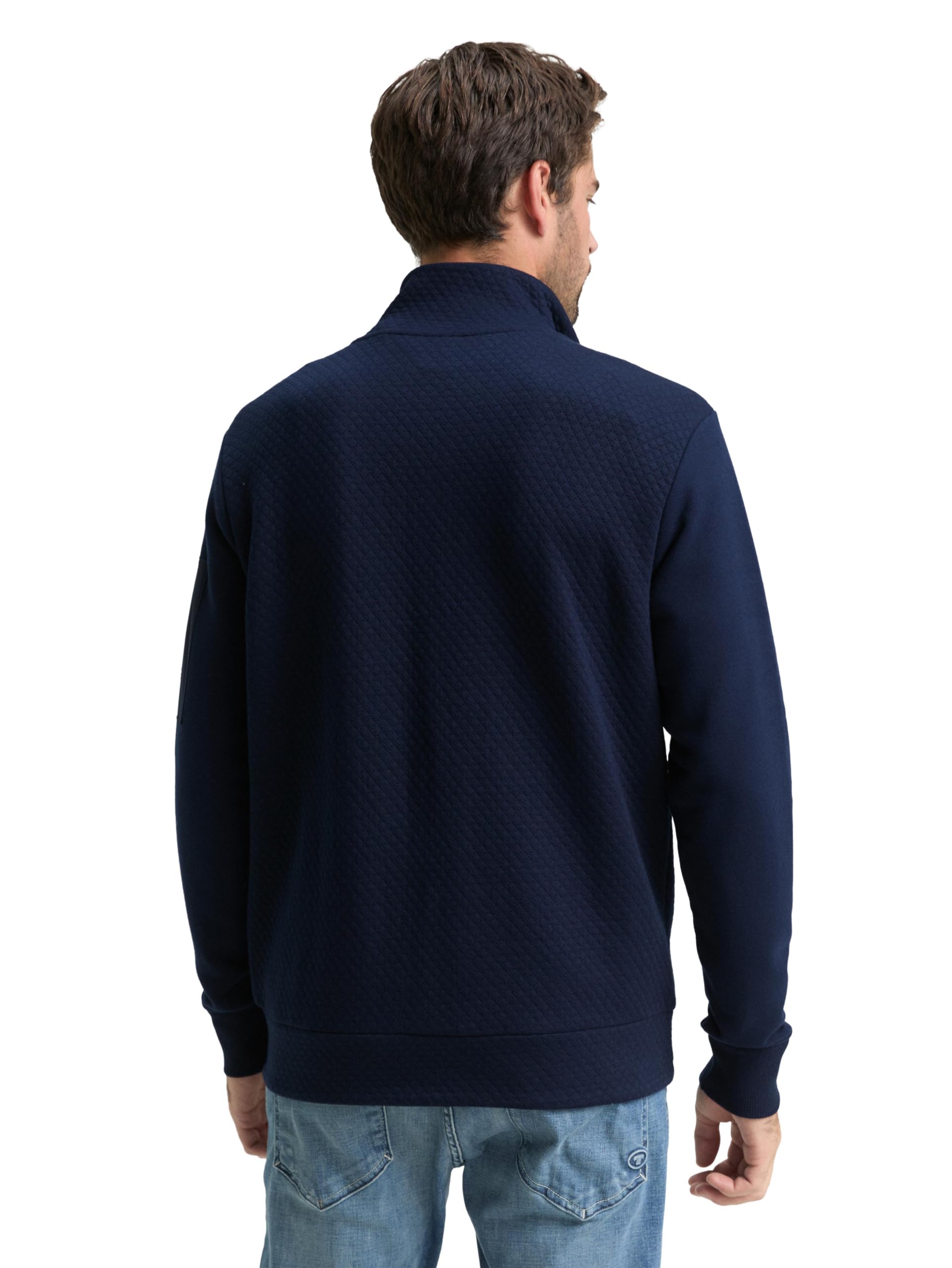 tom-tailor-herren-sweatjacke-1049263-mit-rmeltasche image 2