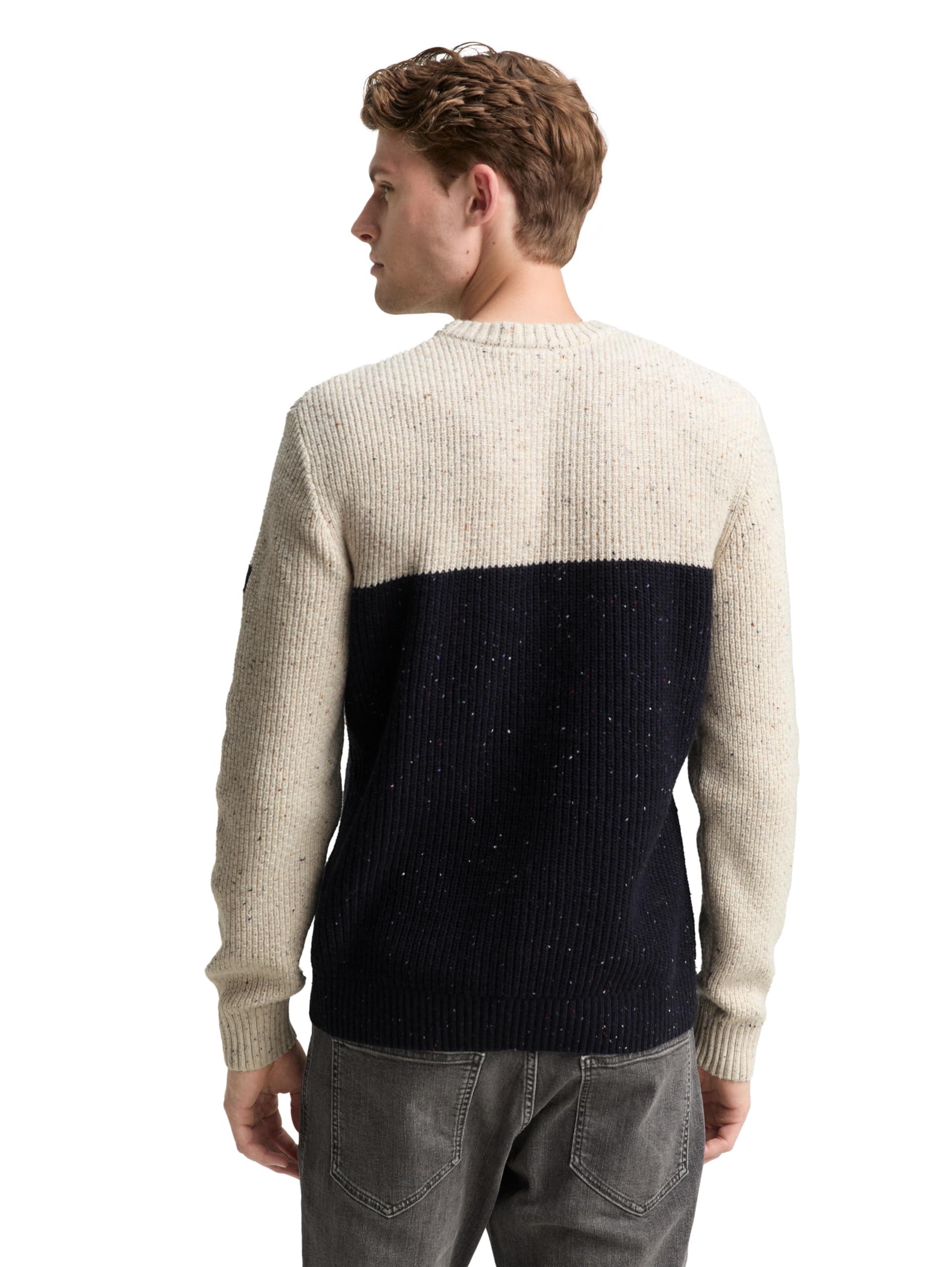 tom-tailor-herren-strickpullover-mit-strukturmix image 3