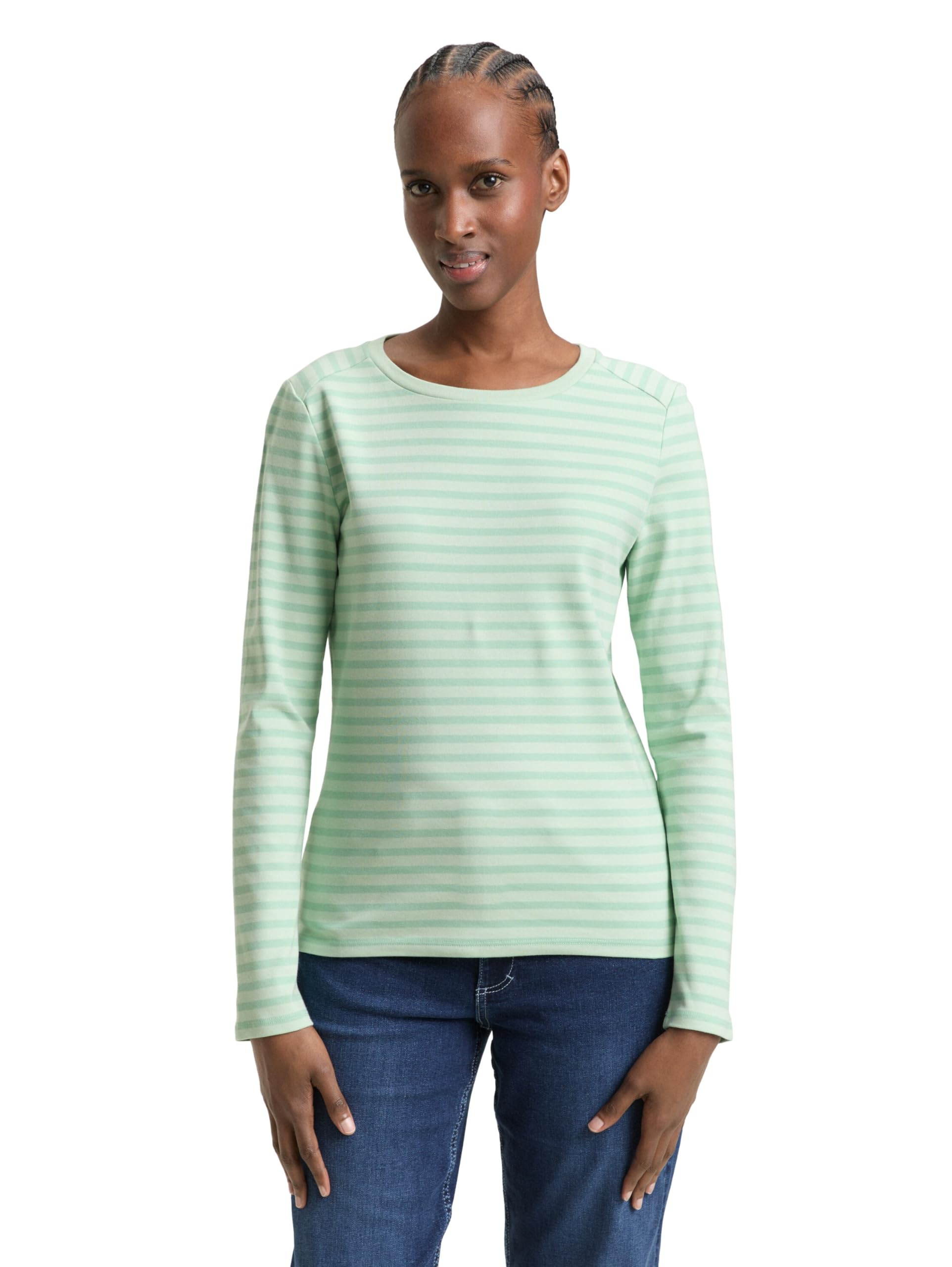 tom-tailor-denim-damen-longsleeve-mit-streifenmuster image 8