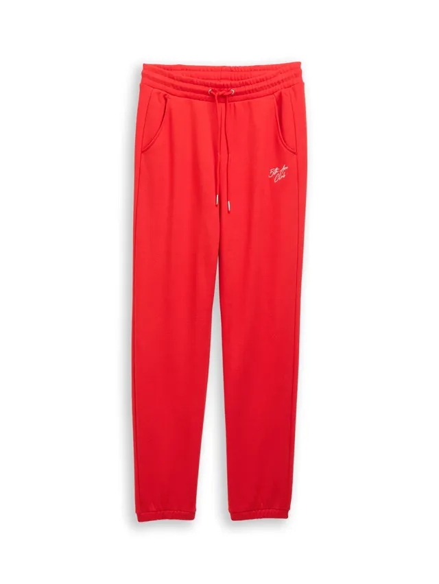 tom-tailor-denim-damen-jogginghose-mit-glitzer-stickerei-1048880 image 1