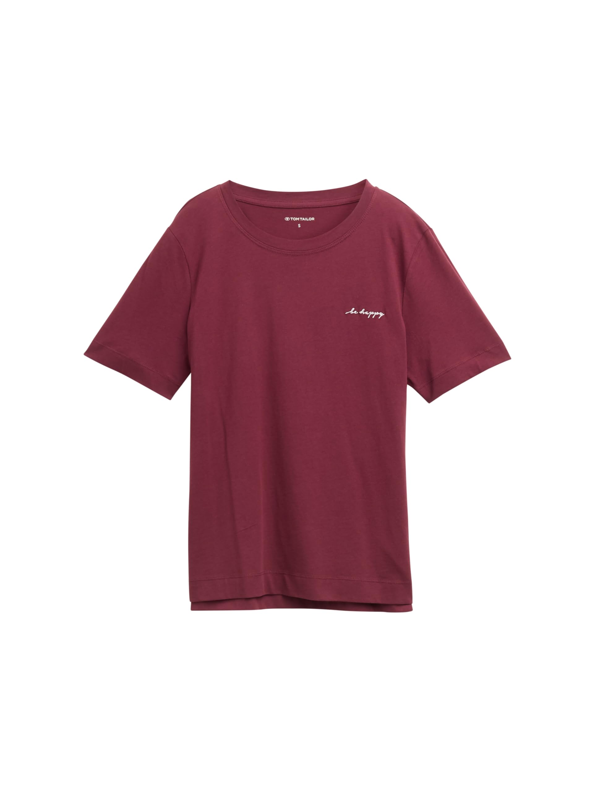 tom-tailor-damen-basic-t-shirt-mit-herz-print image 4