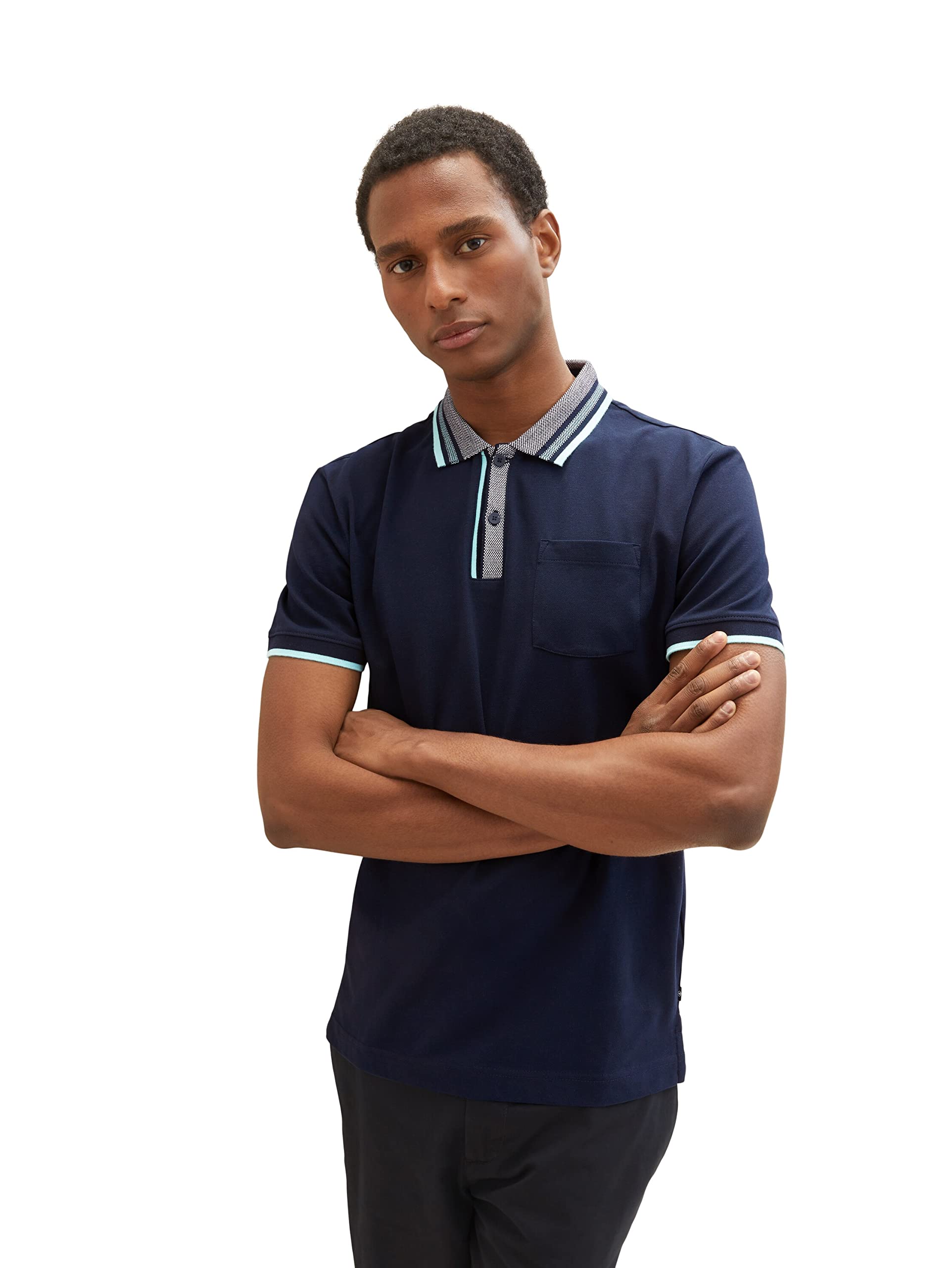 tom-tailor-herren-piqu-poloshirt-mit-brusttasche image 3