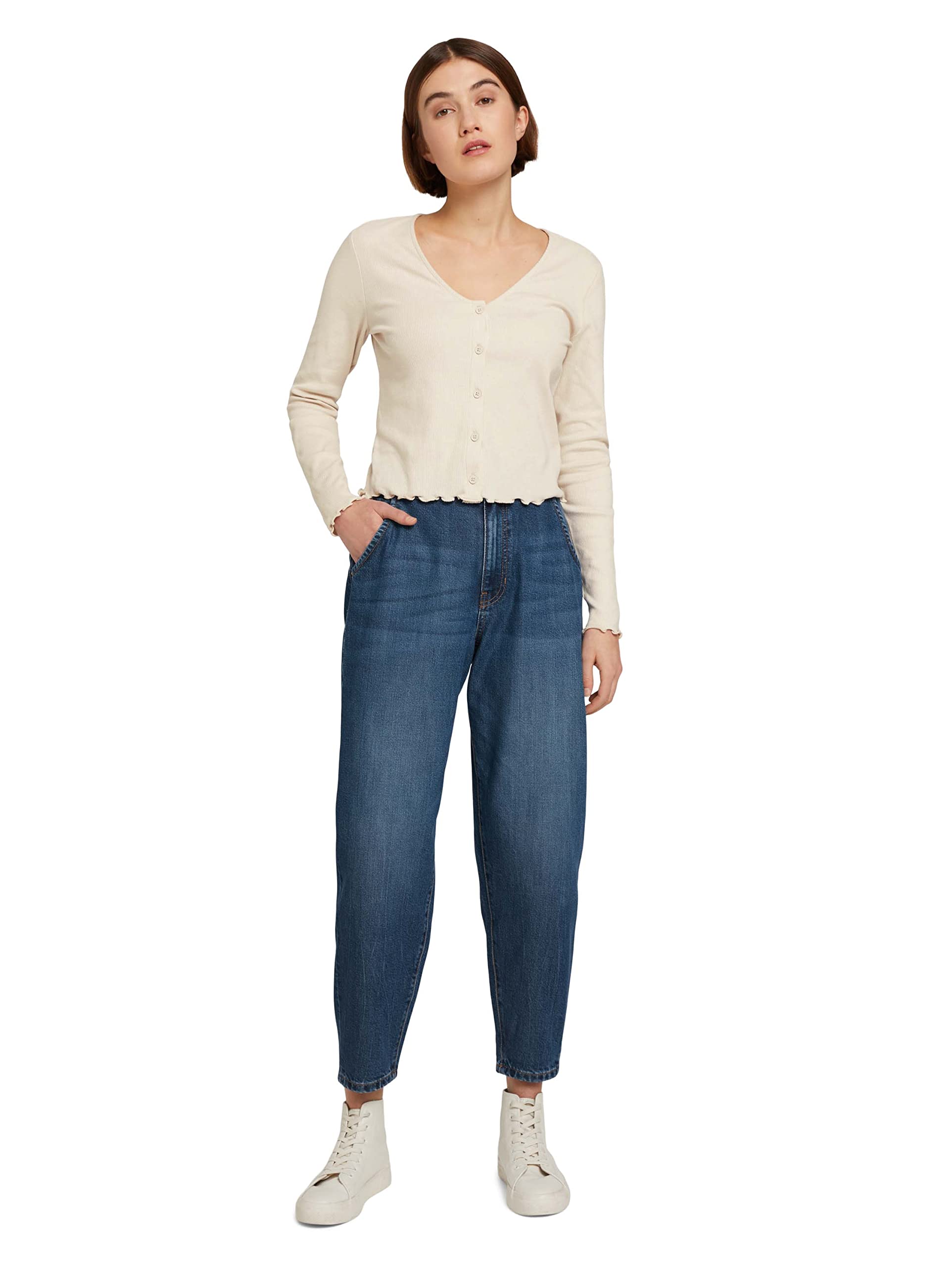 tom-tailor-denim-damen-barrel-mom-fit-jeans image 2
