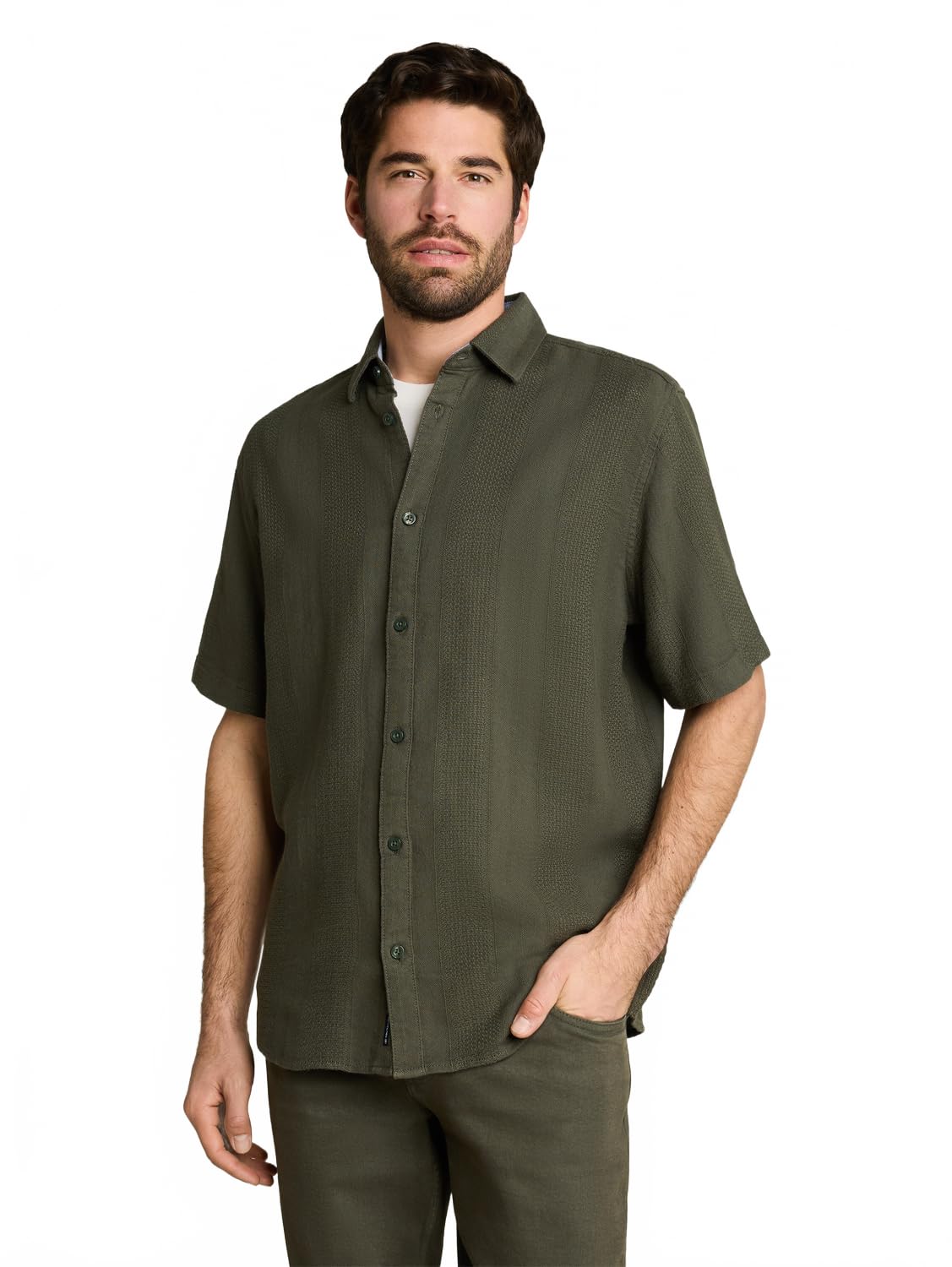 tom-tailor-herren-1050945-comfort-fit-kurzarmhemd-aus-baumwolle image 6