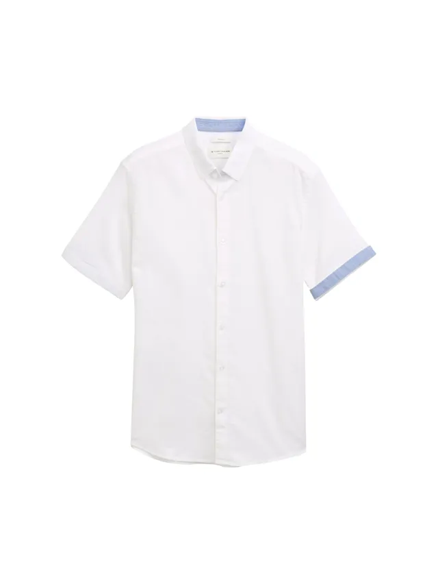 tom-tailor-herren-kurzarmhemd-mit-struktur image 1