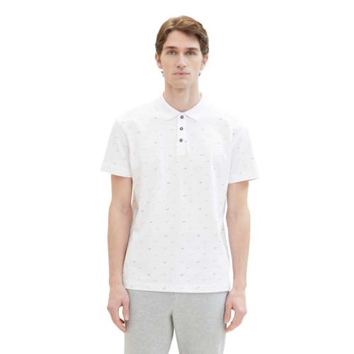 tom-tailor-herren-poloshirt-mit-punkten-34624-white-letter-design-gr-e-l image 7