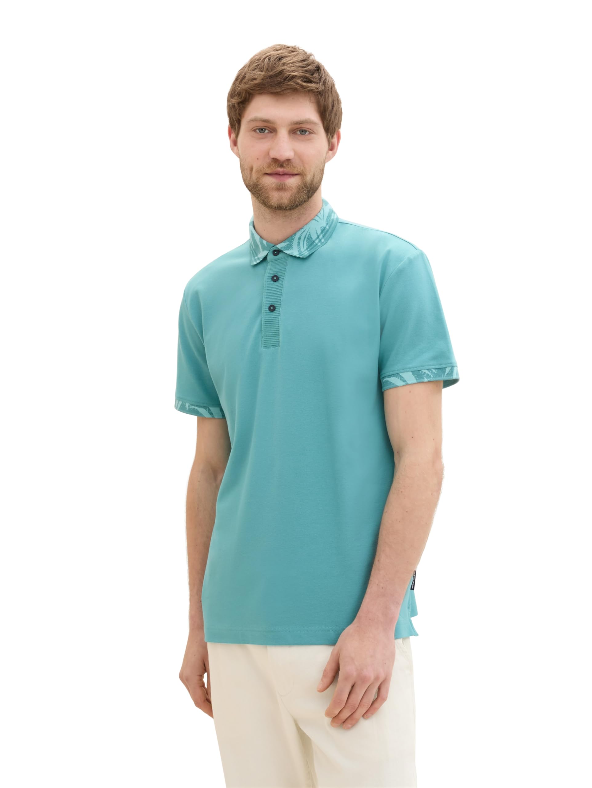 tom-tailor-herren-basic-poloshirt-gemusterter-kragen image 7