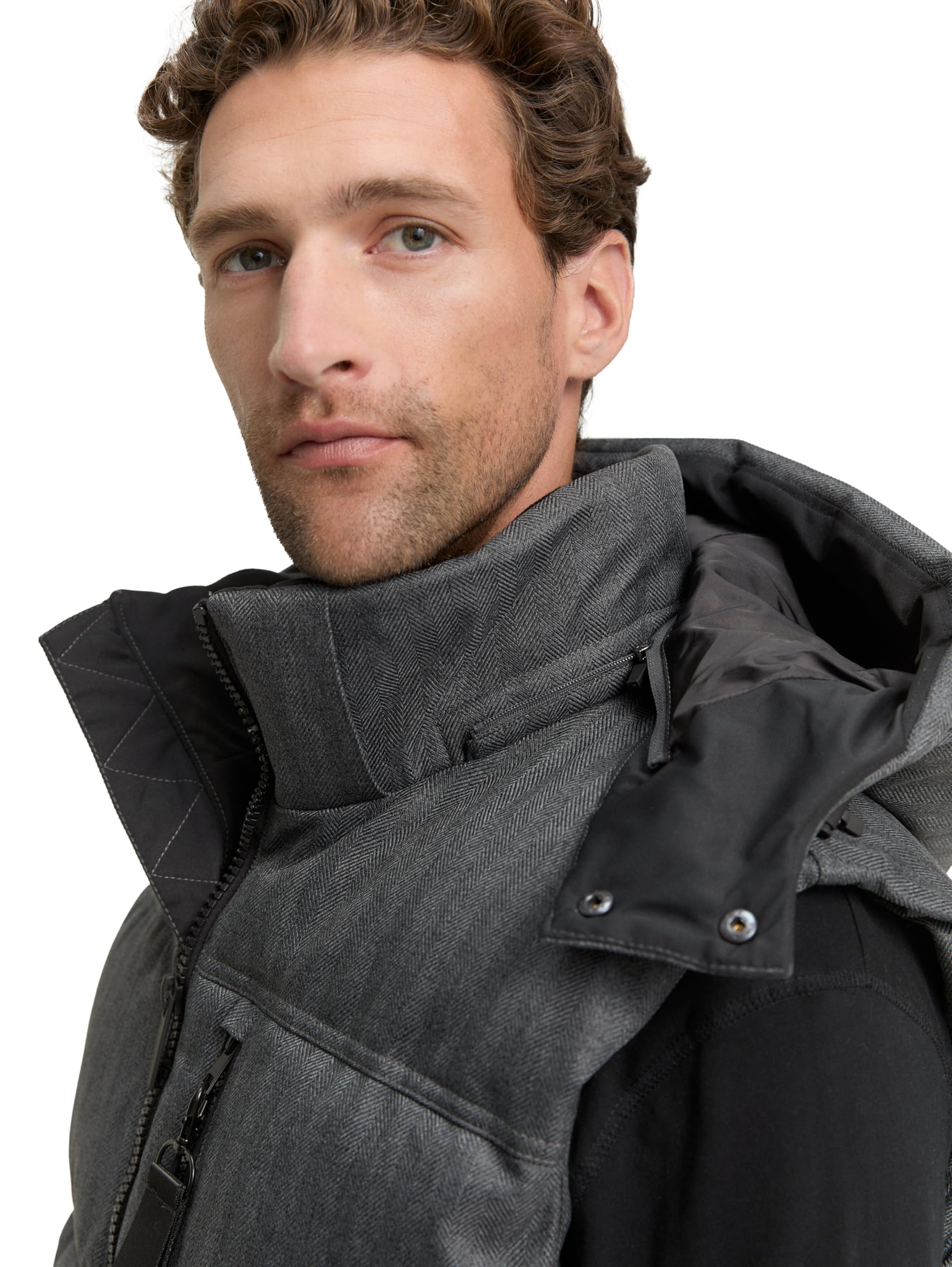tom-tailor-herren-puffer-weste-mit-abnehmbarer-kapuze image 6