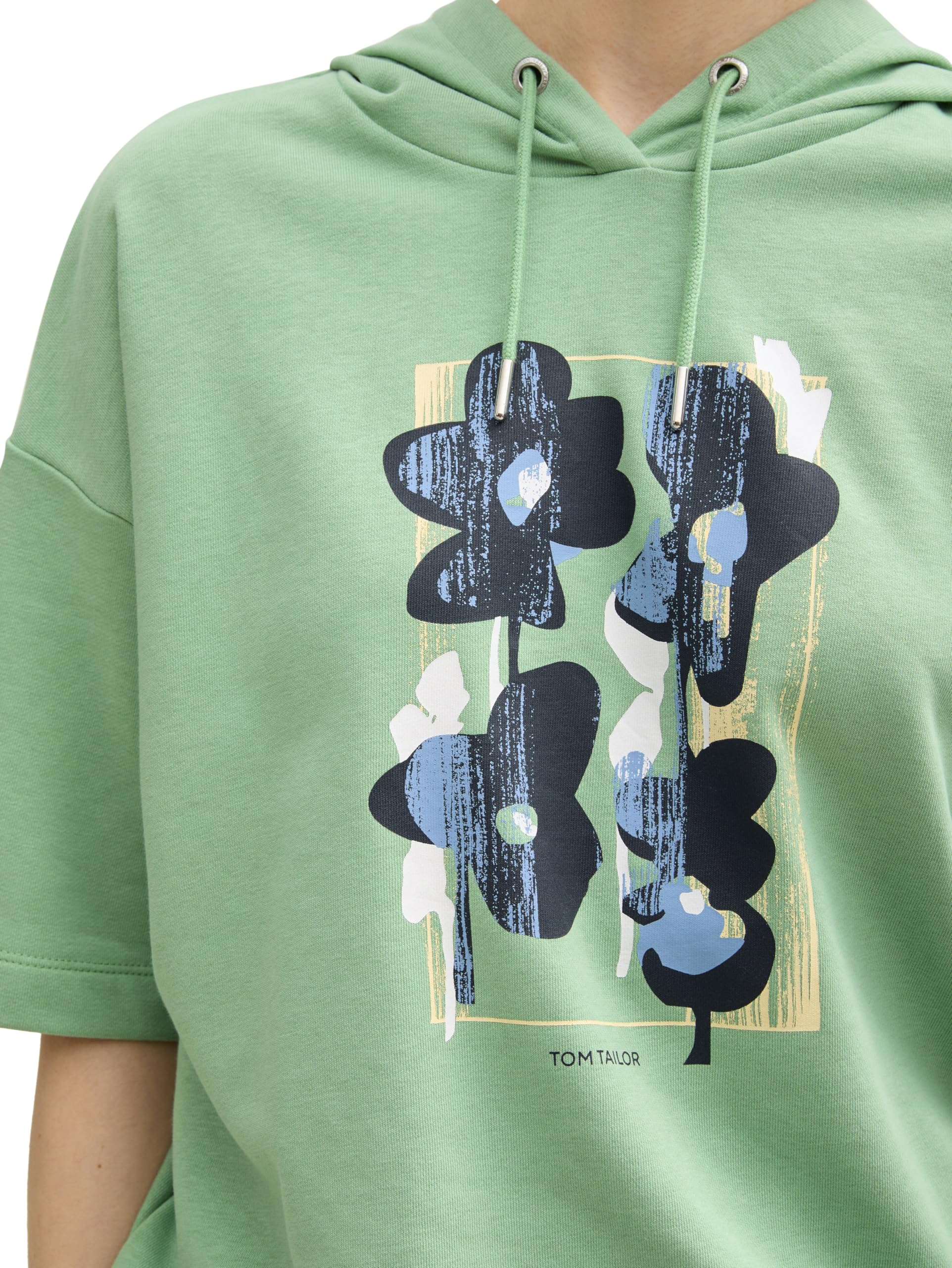 tom-tailor-damen-hoodie-sweatshirt-mit-print image 5