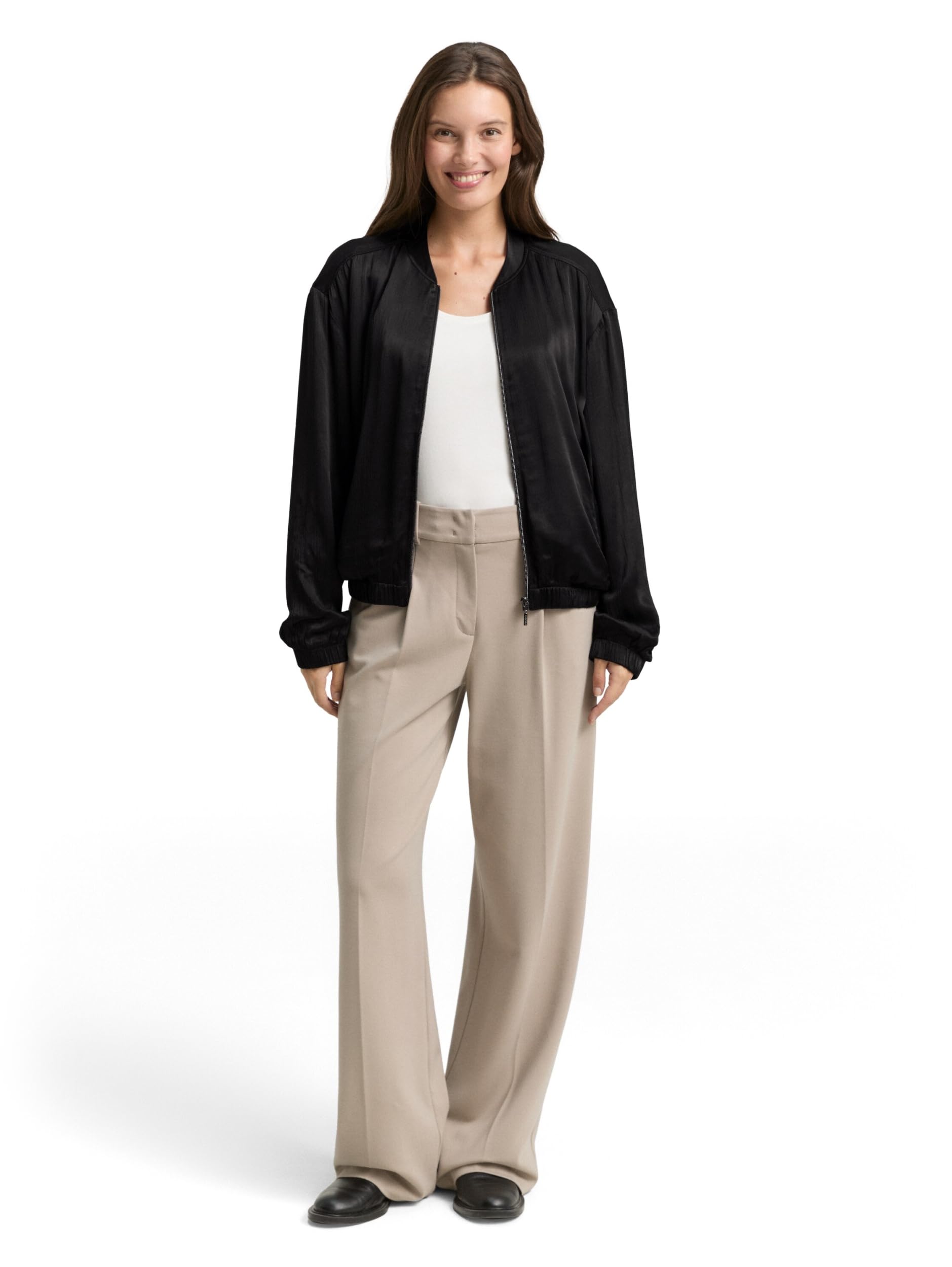tom-tailor-damen-1048645-oversize-satin-bomber-jacke-leichter-glanz-l-ssiger-sty image 3