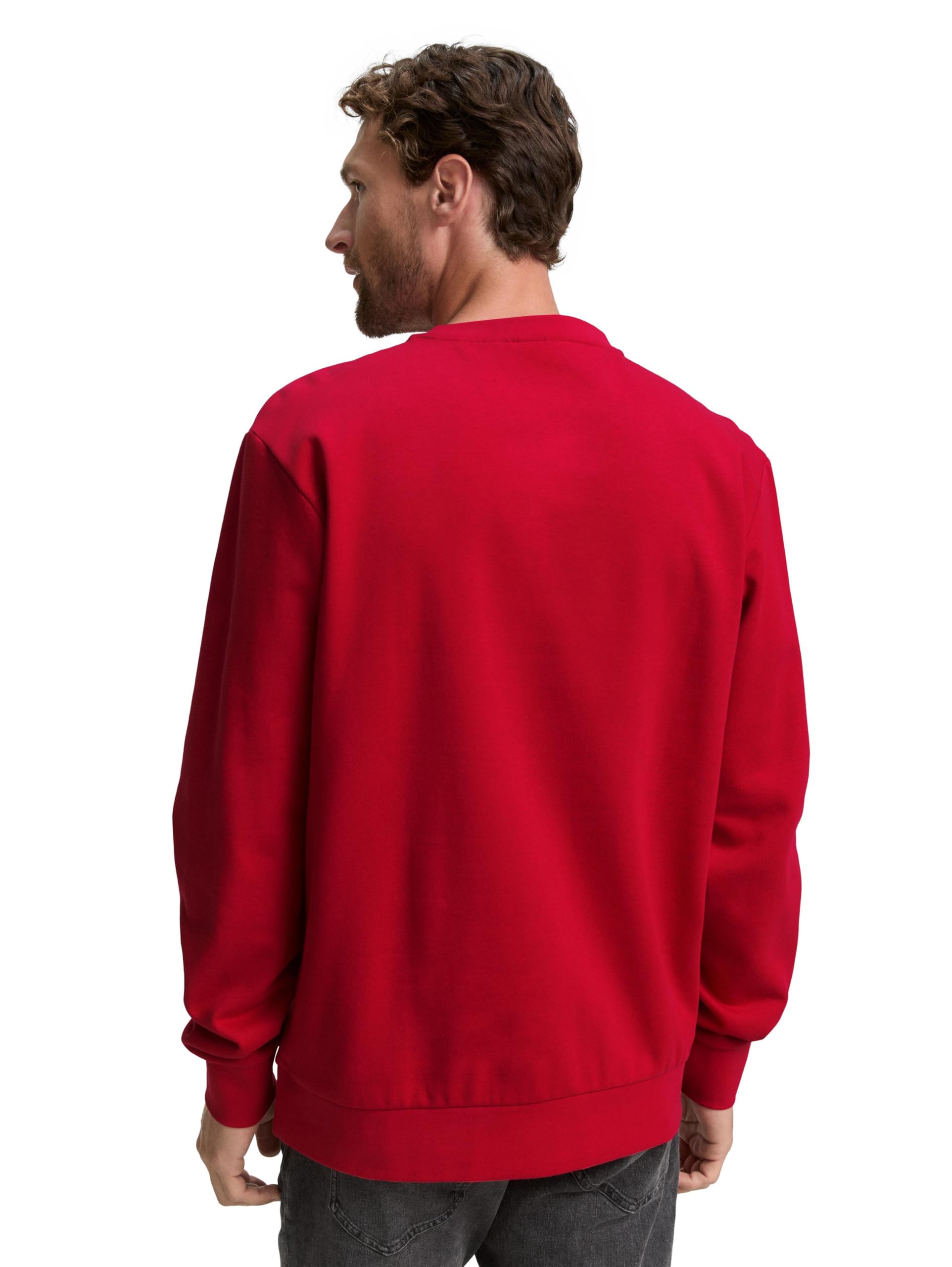 tom-tailor-herren-basic-sweatshirt-in-unifarben-klassisches-rundhals-sweatshirt image 3