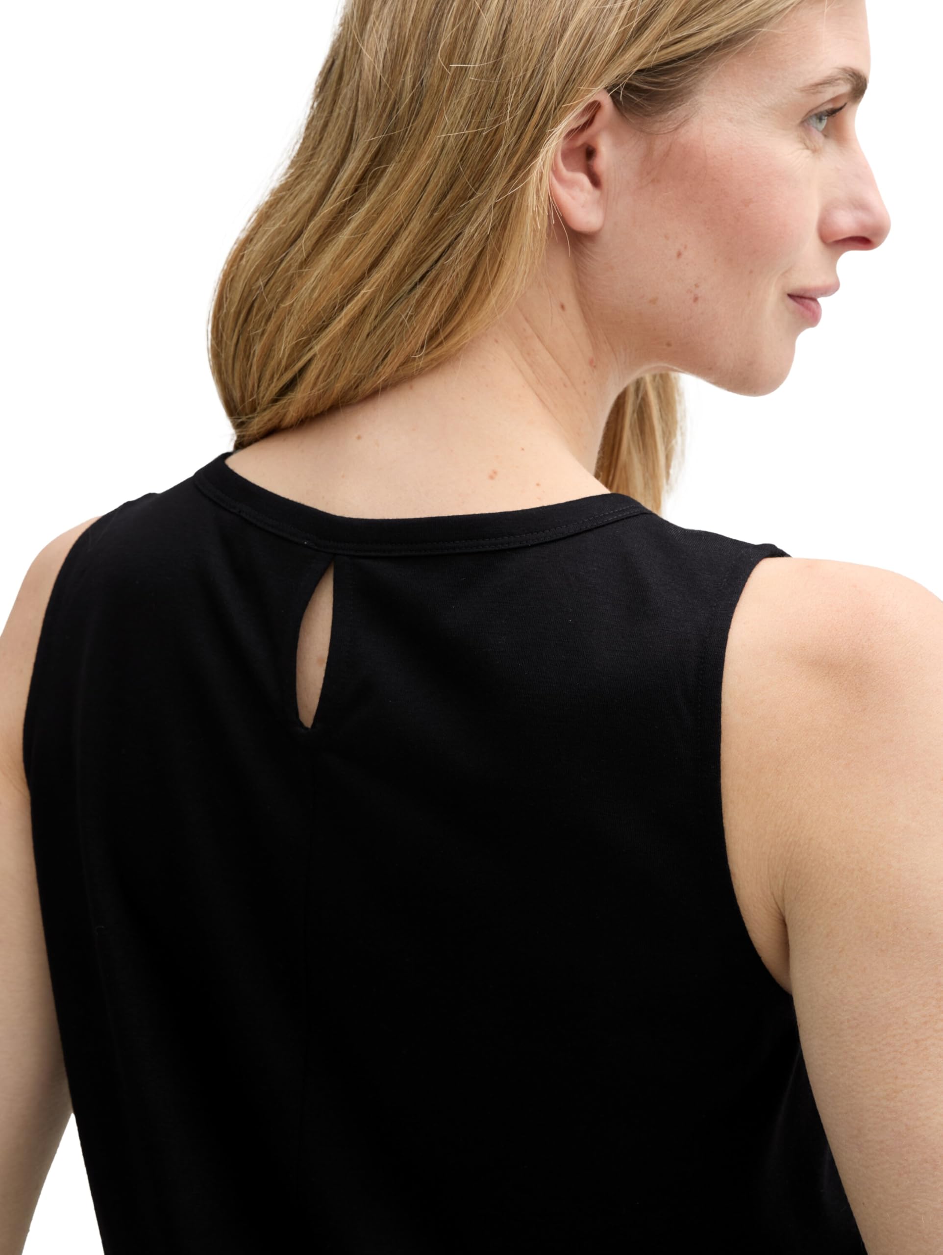 tom-tailor-damen-ajour-top-im-material-mix image 3