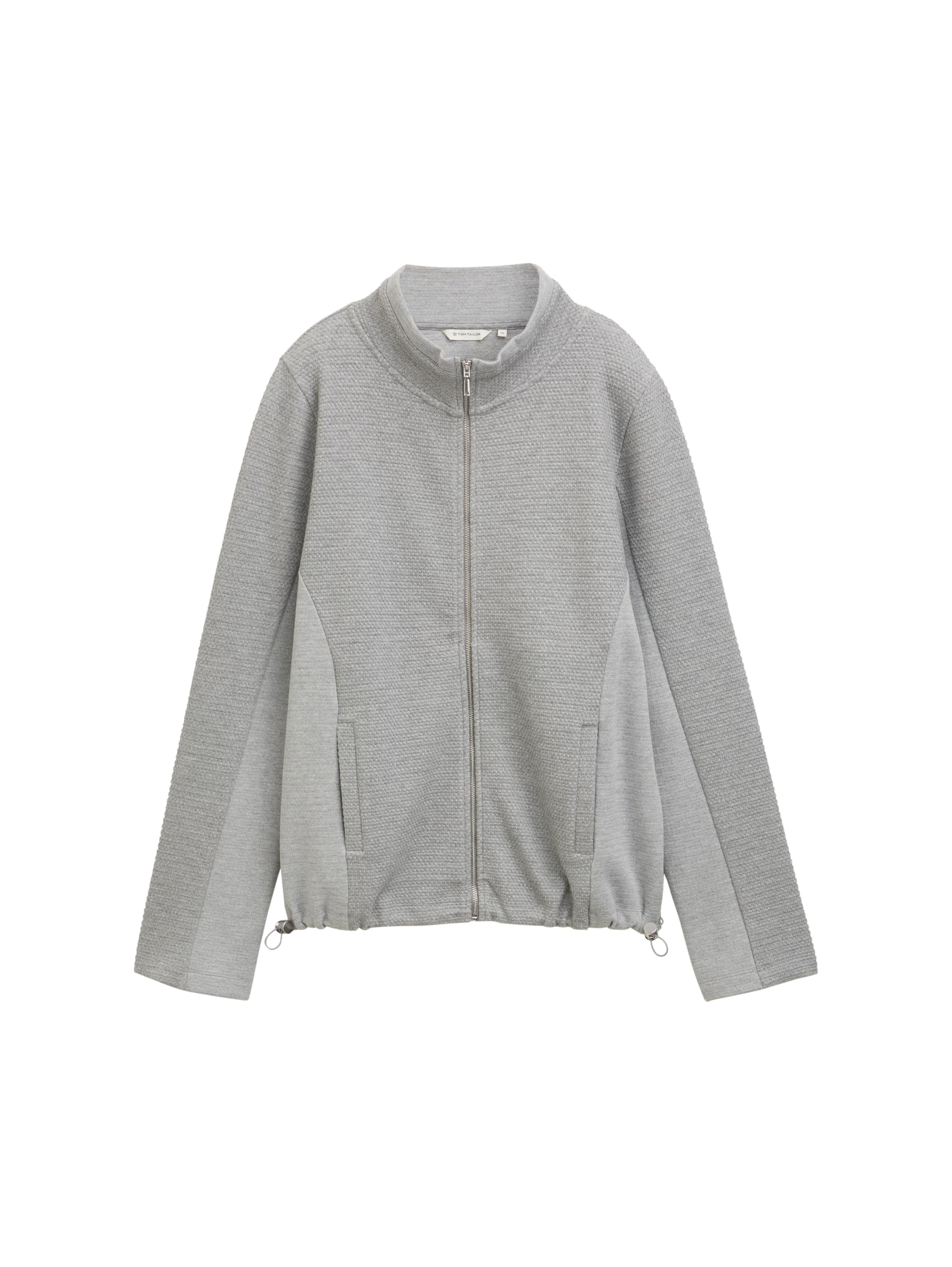 tom-tailor-damen-sweatjacke-mit-stehkragen-sweatjacke-f-r-damen image 4