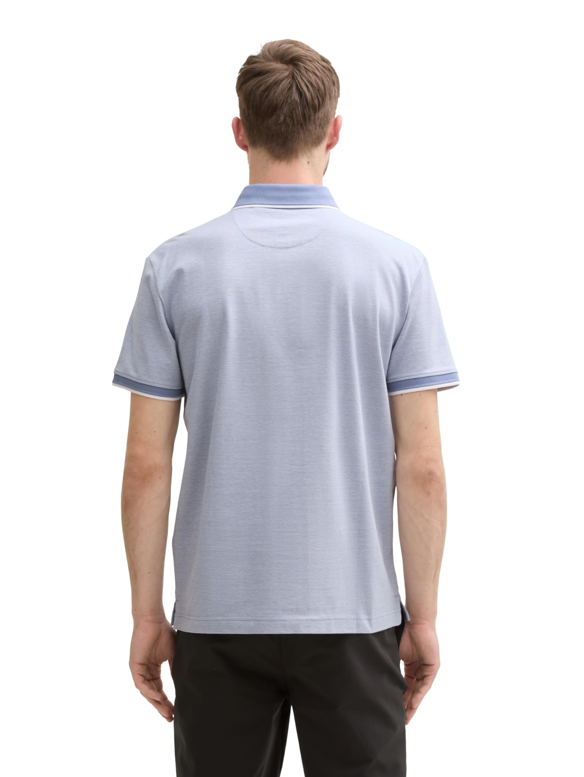 tom-tailor-herren-piqu-poloshirt-mit-logo-label image 2