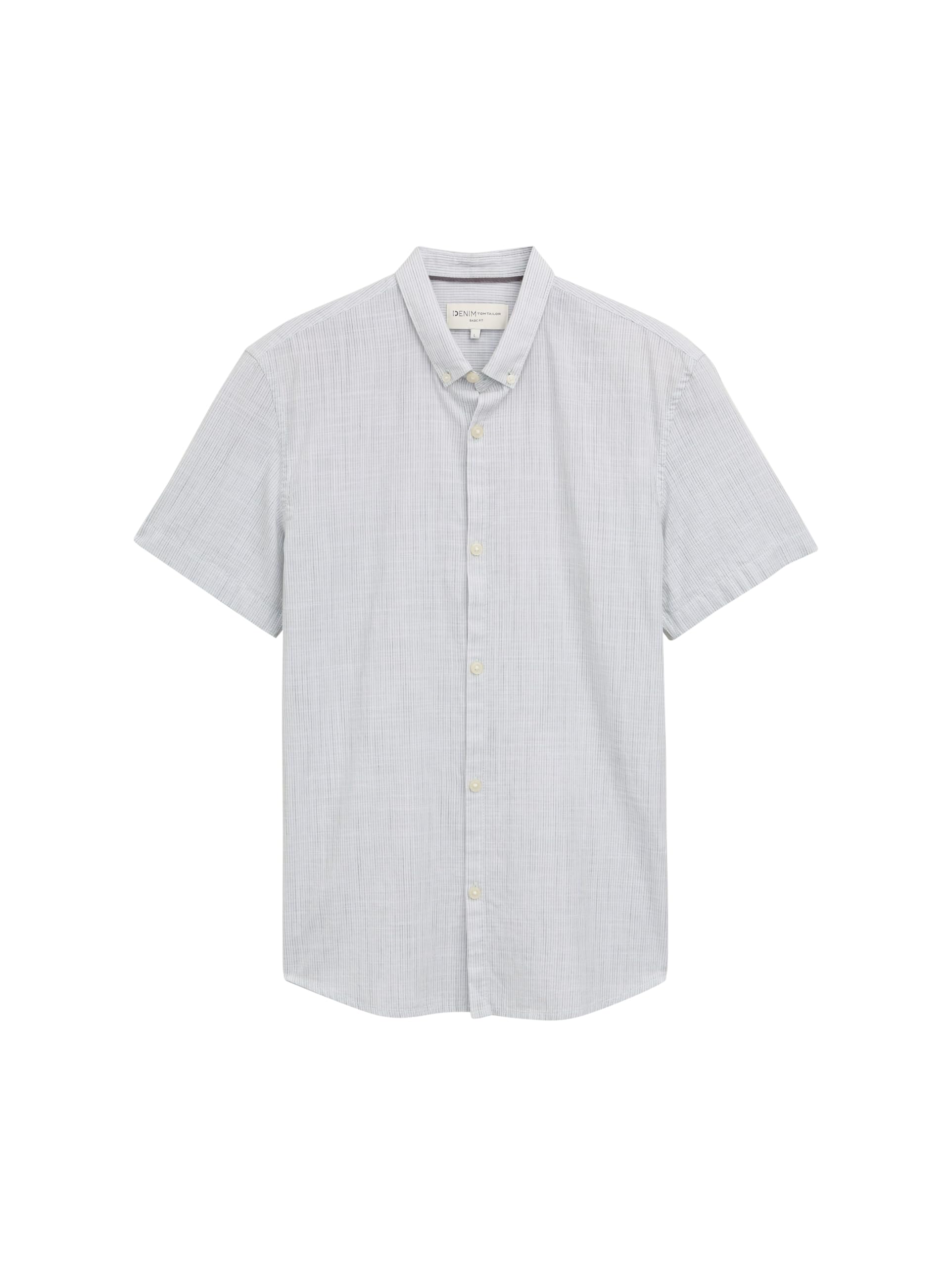 tom-tailor-denim-herren-relaxed-fit-kurzarmhemd-streifen image 1