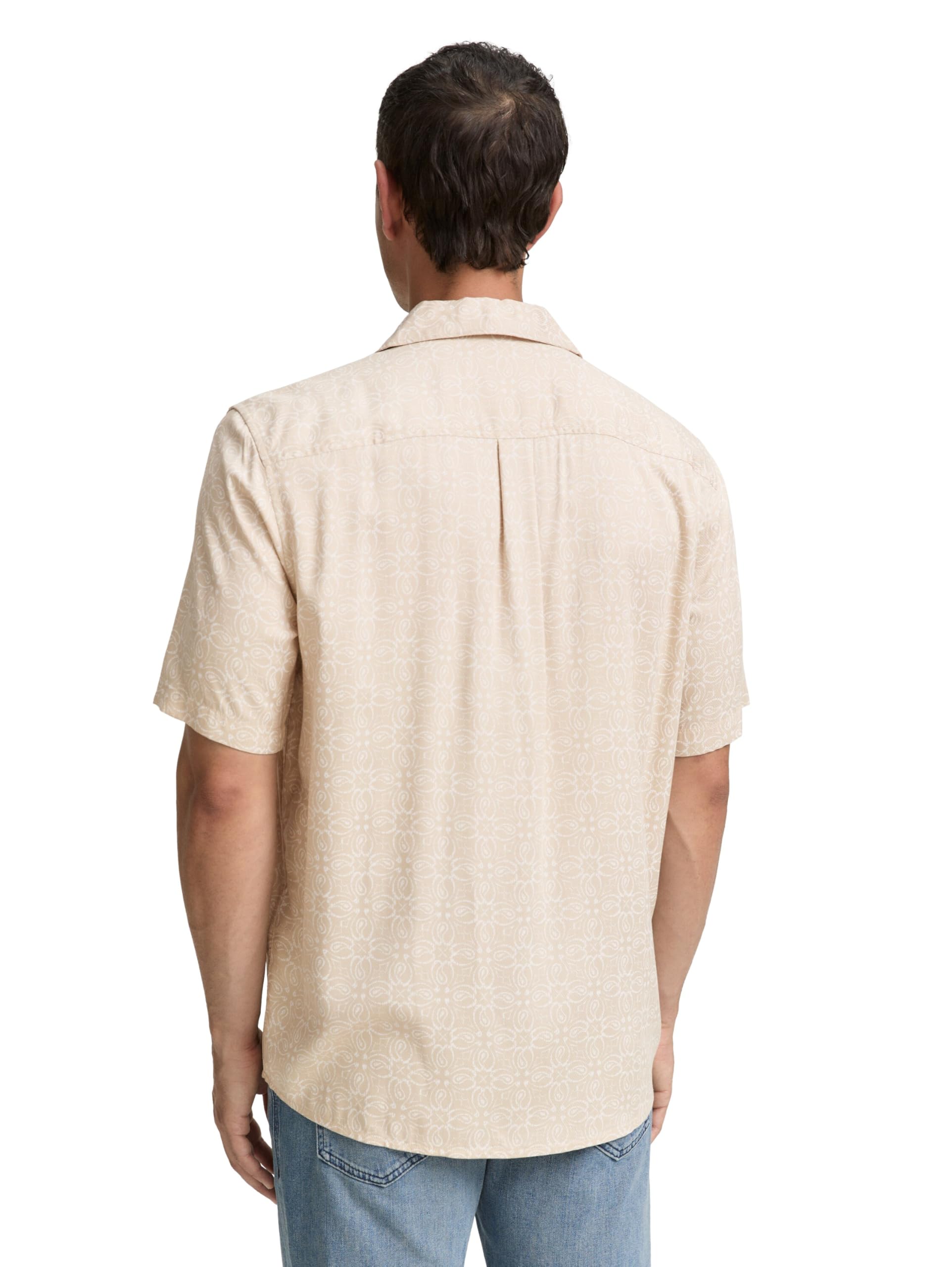 tom-tailor-herren-comfort-fit-kurzarmhemd-im-hawaii-look image 2