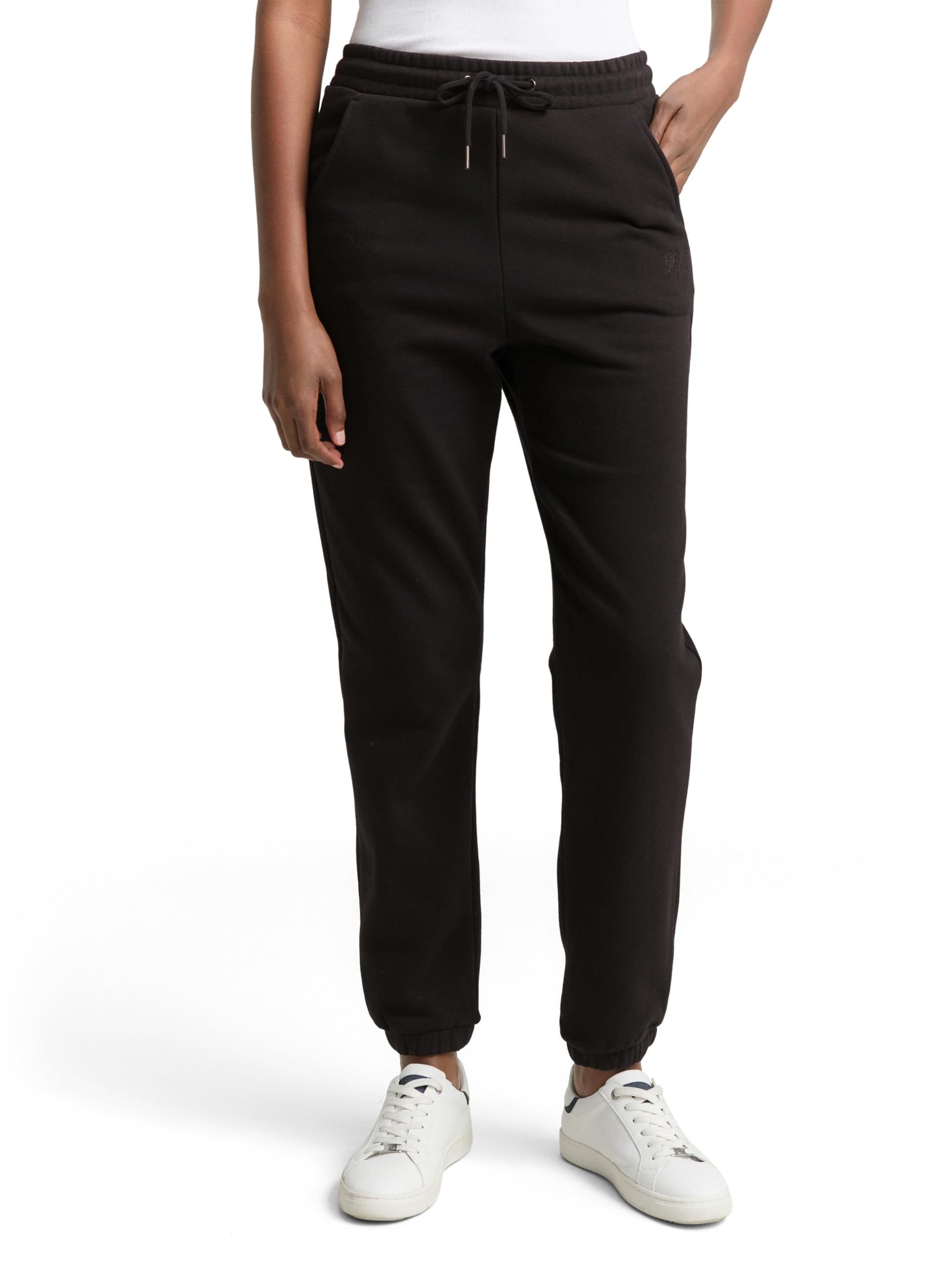 tom-tailor-denim-damen-jogginghose-mit-glitzer-stickerei-1048880 image 3