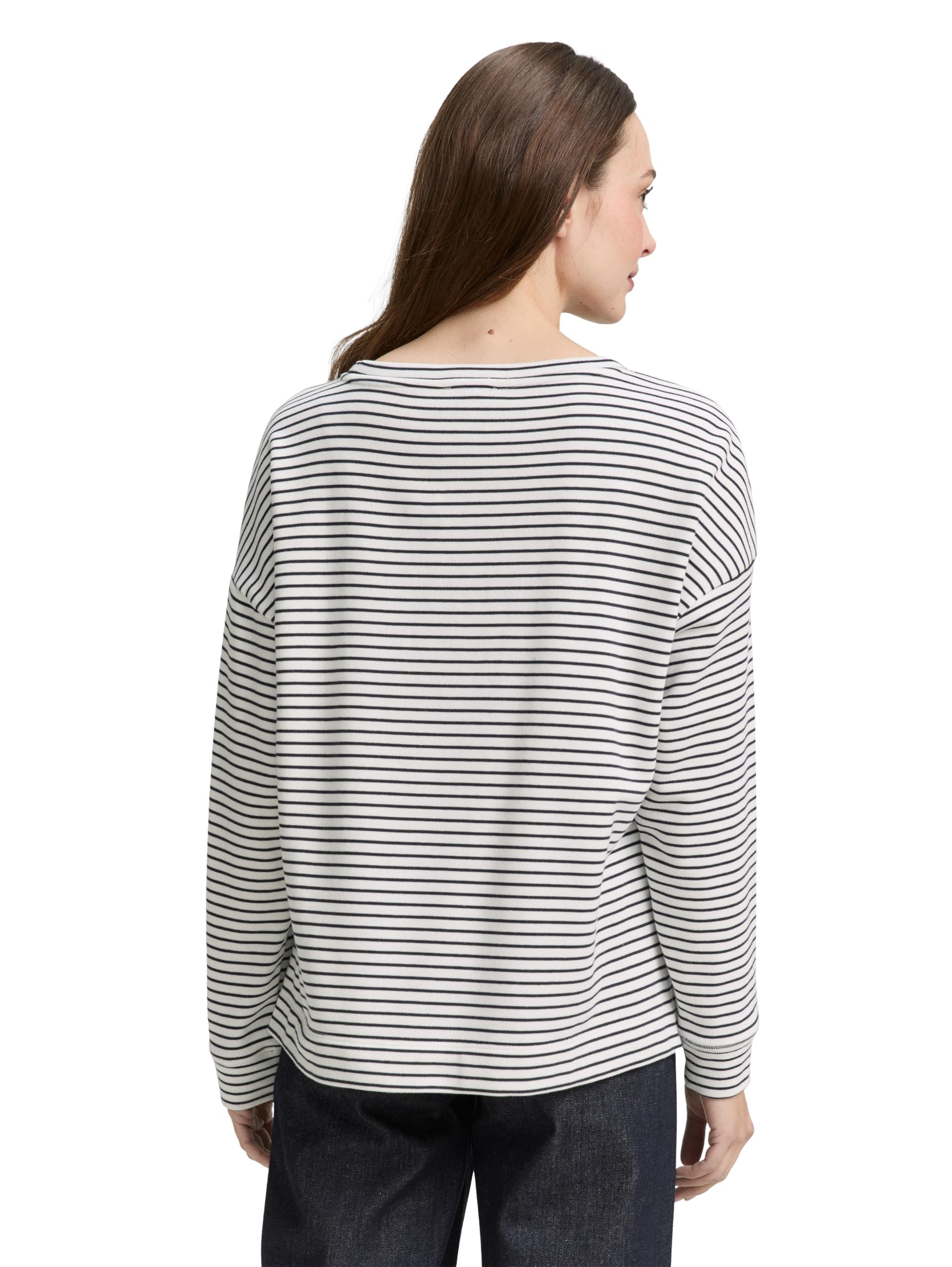 tom-tailor-damen-1047719-sweatshirt-mit-streifenmuster image 3