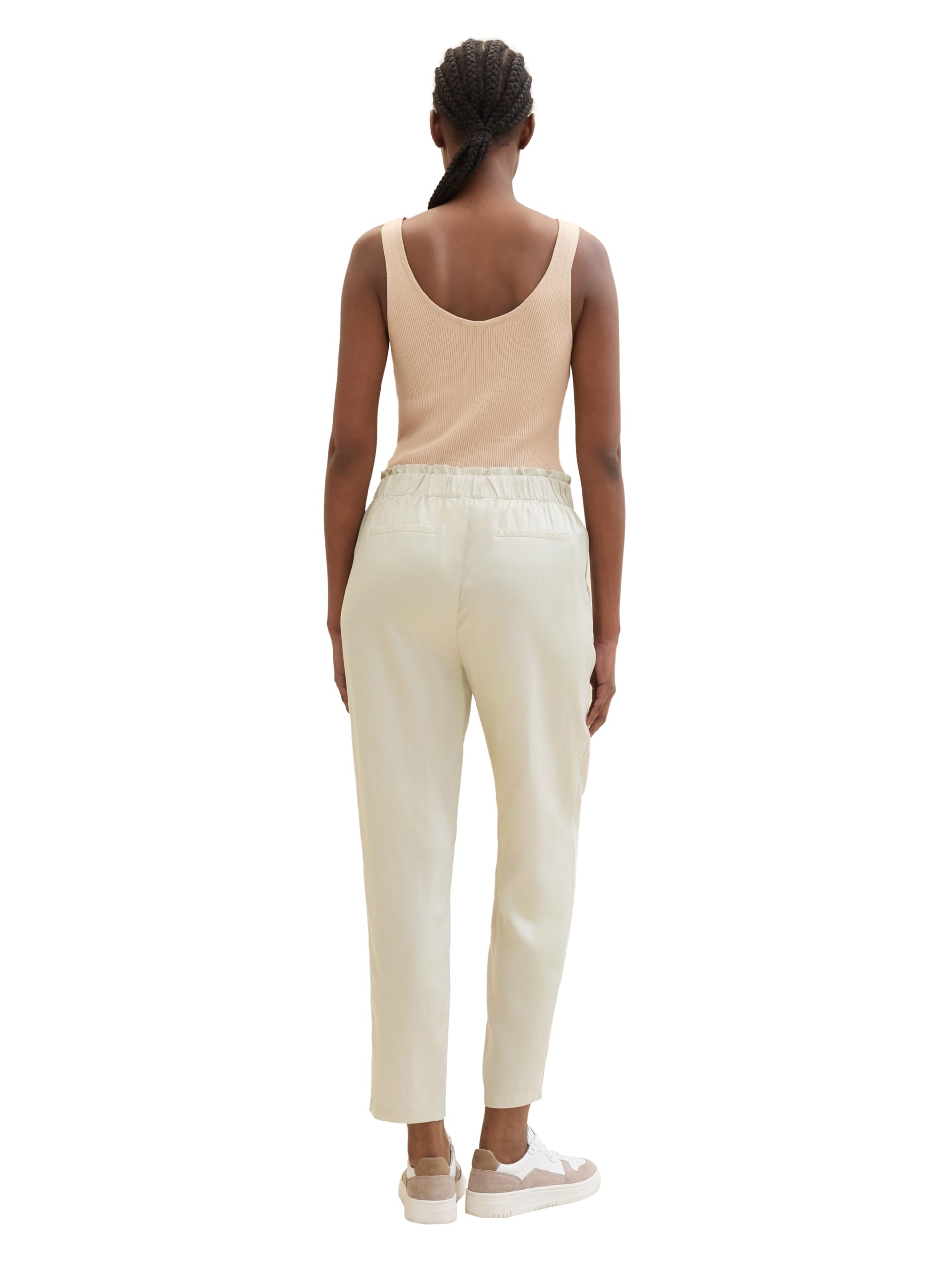 tom-tailor-denim-damen-paperbag-hose-mit-bindeg-rtel-1040804-hohe-taille-locker- image 2