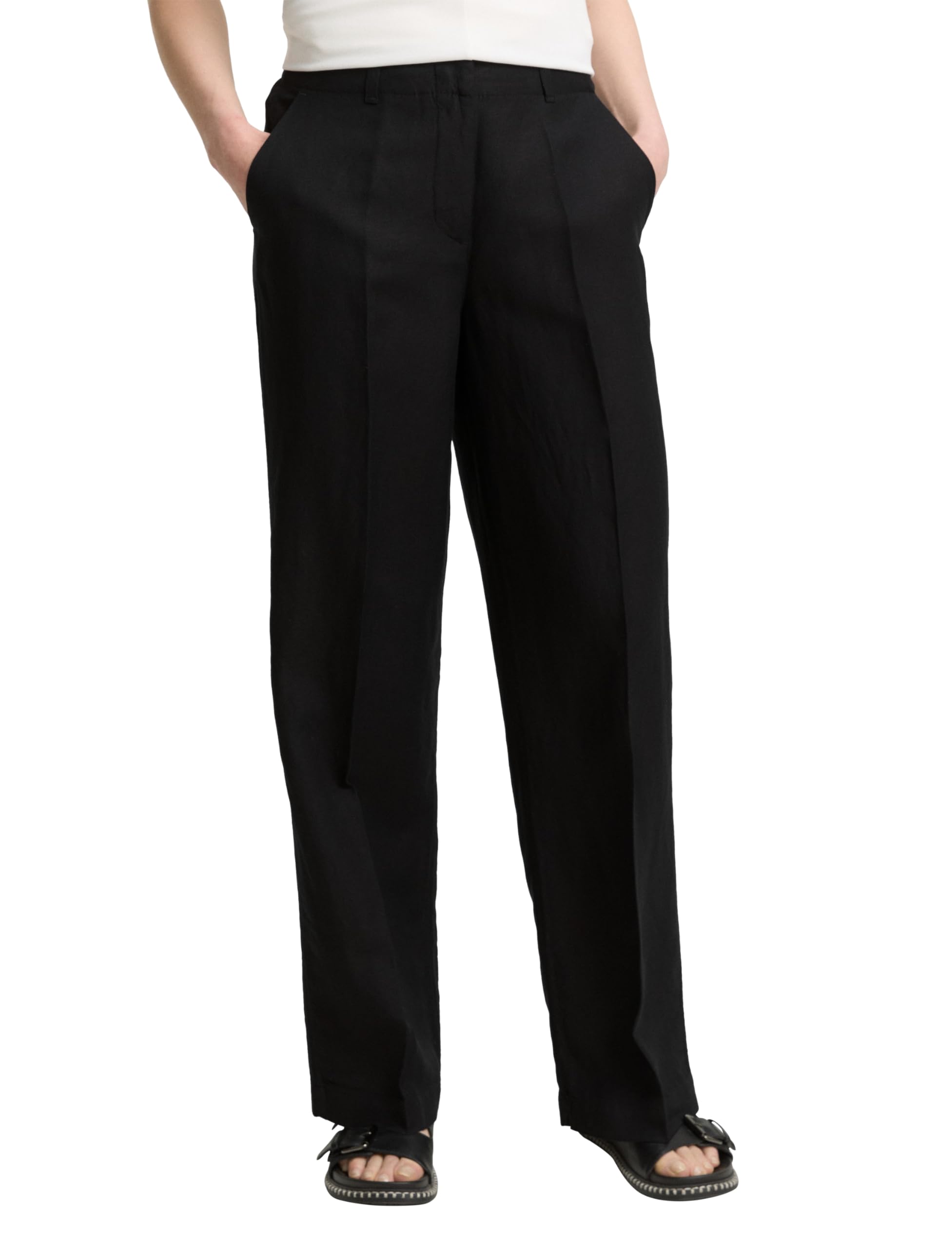 tom-tailor-damen-ttlea-wide-leg-hose-mit-leinenanteil image 6