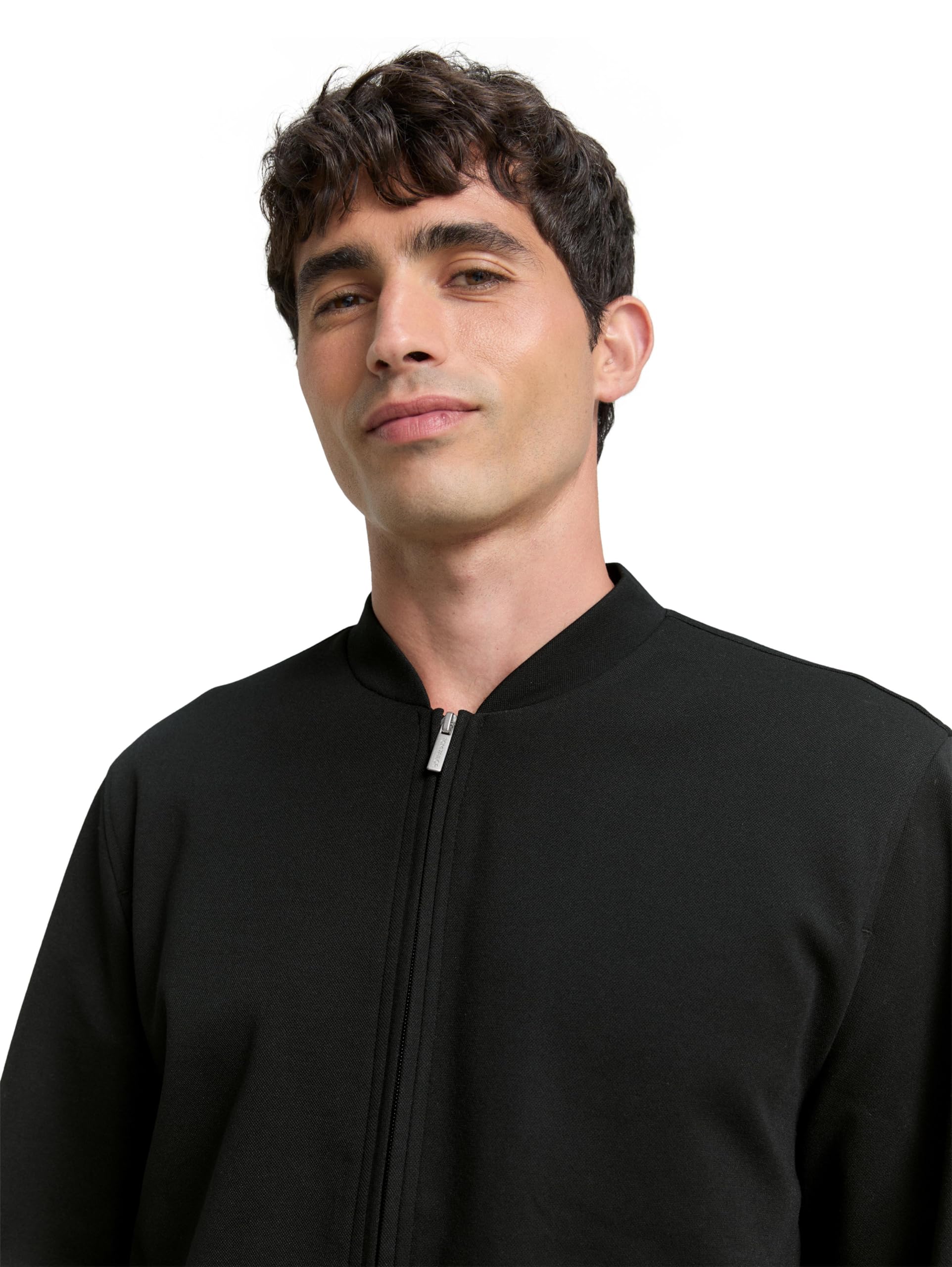 tom-tailor-herren-1047274-piqu-blouson-jacke-mit-bomberkragen image 4