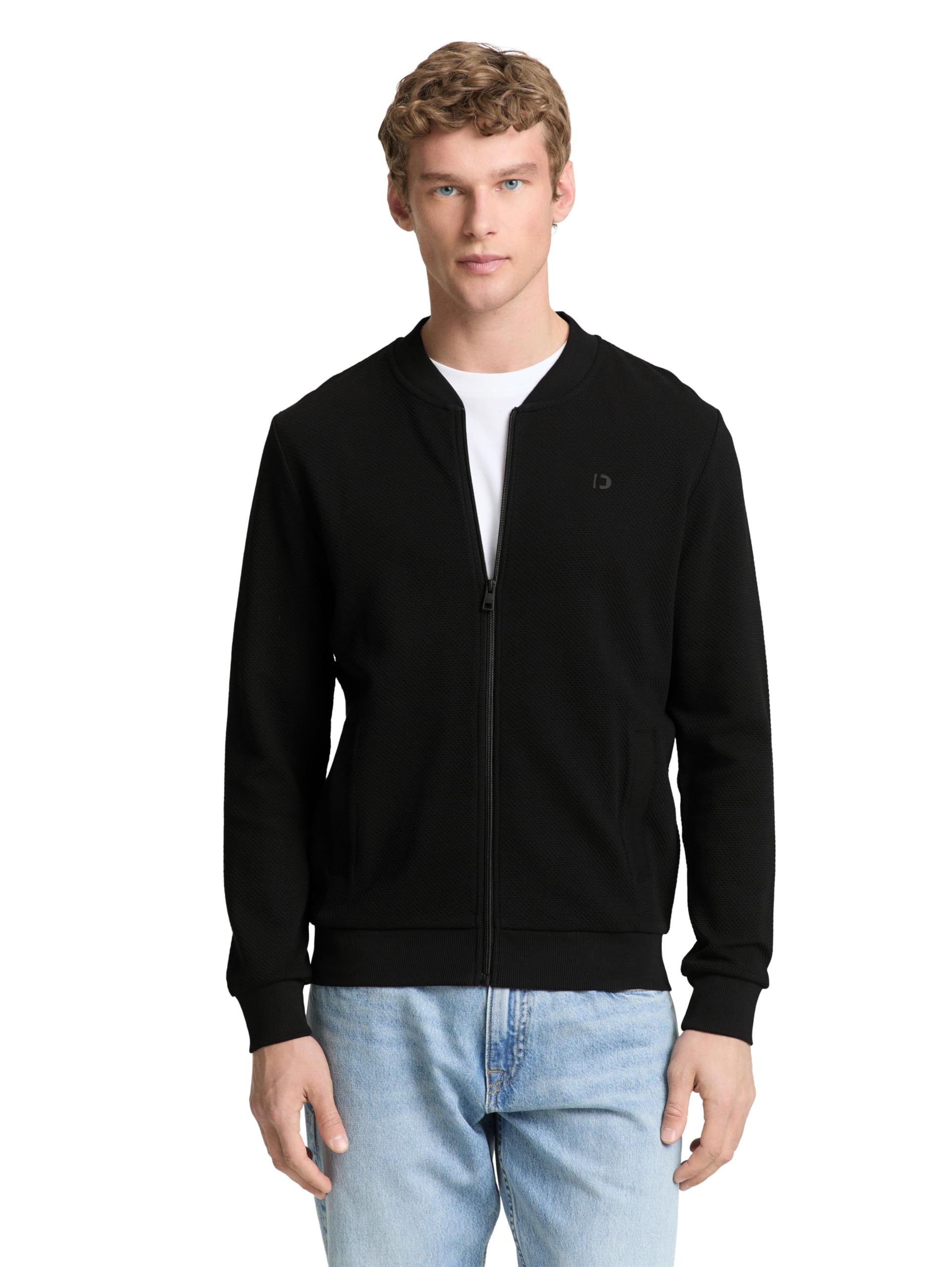 tom-tailor-denim-herren-bomber-sweatshirt image 1