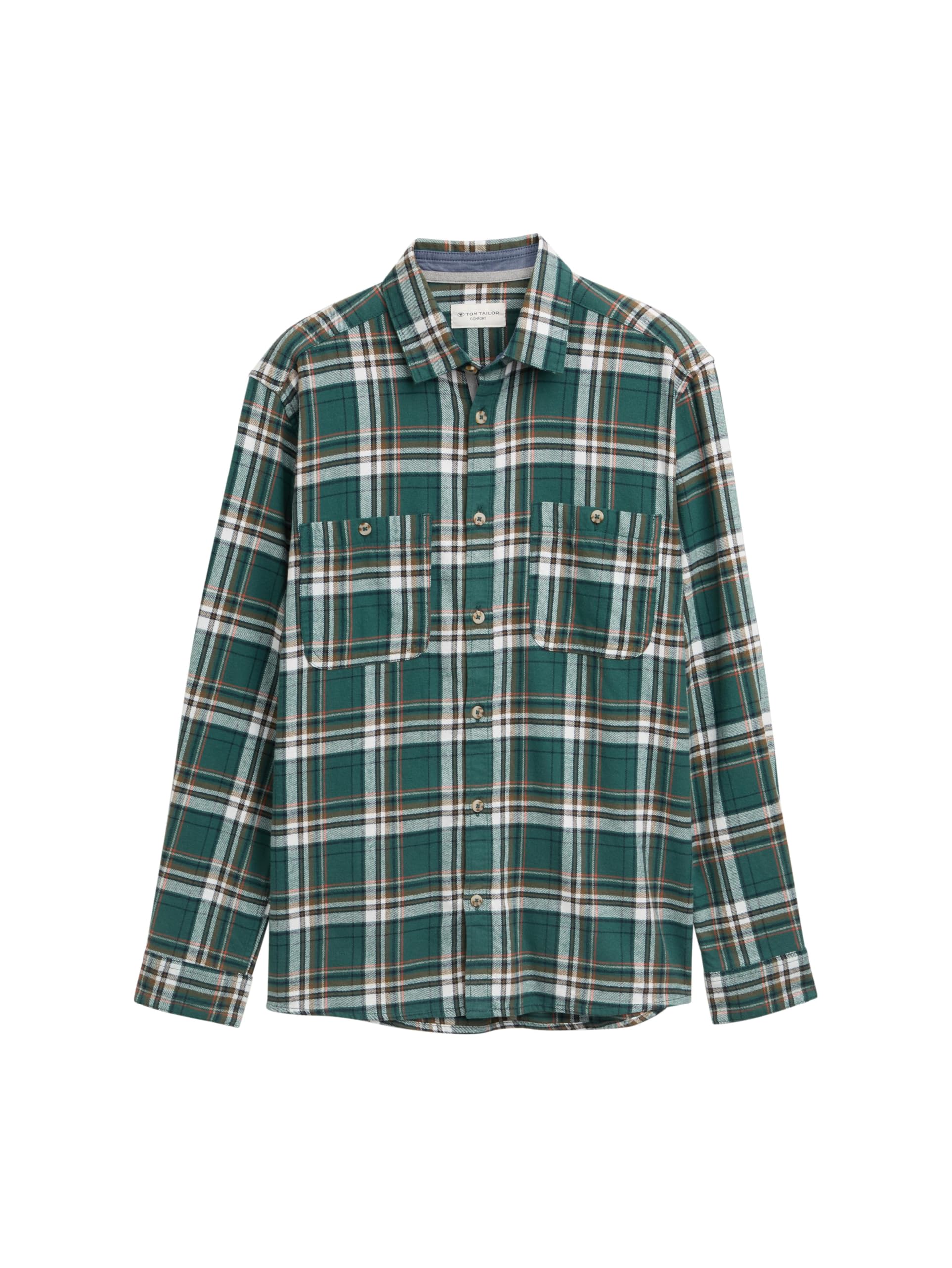 tom-tailor-herren-1047337-comfort-fit-flanell-hemd-mit-karomuster image 7