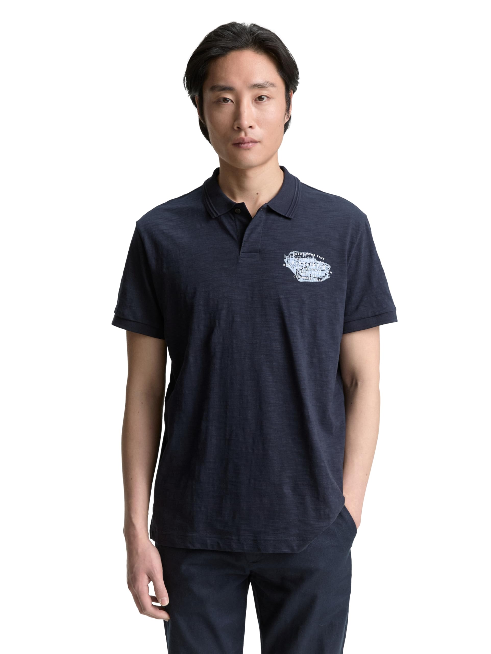 tom-tailor-poloshirt-mit-print-herren image 3