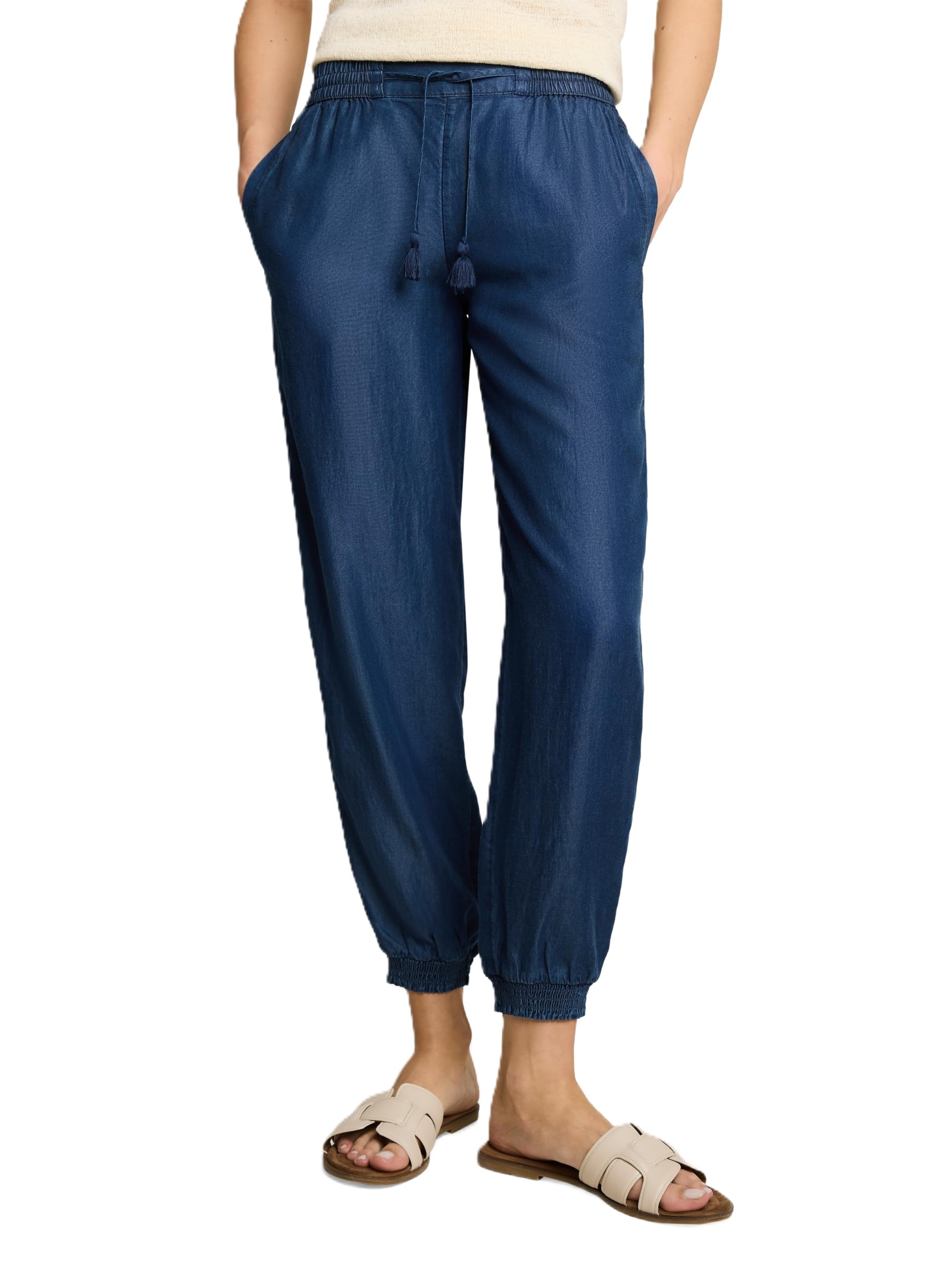 tom-tailor-damen-loose-fit-hose-mit-tencel-lyocell-1051385 image 1