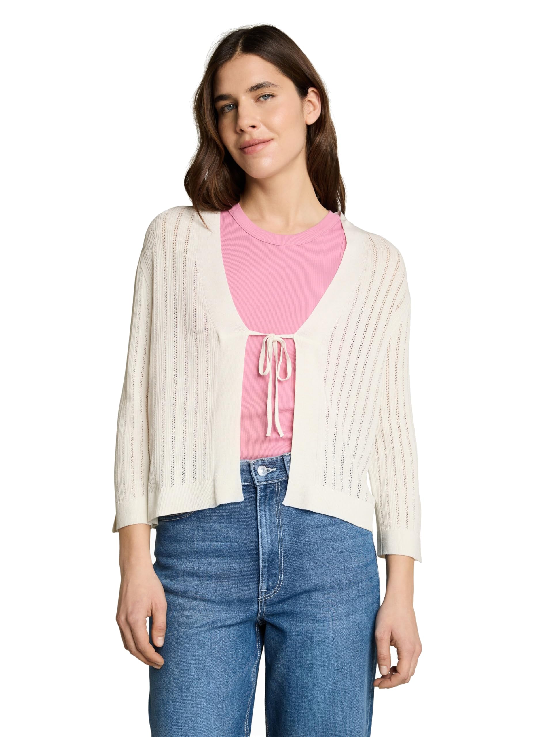 tom-tailor-damen-1051347-cardigan-mit-schleifendetail image 7